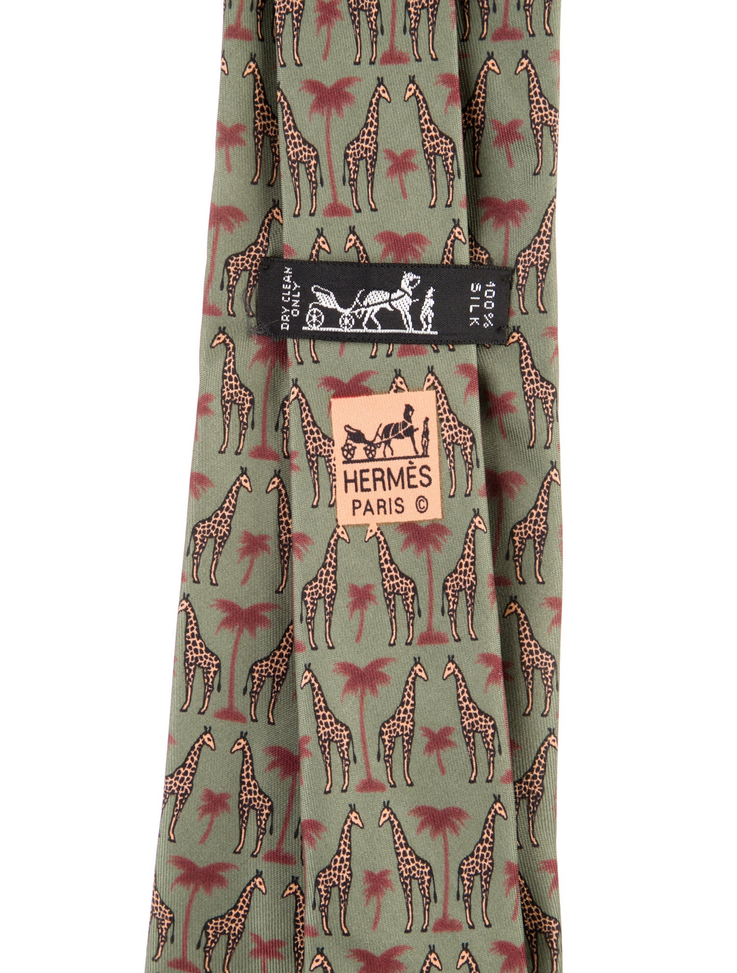 Hermès Silk Pattern Tie