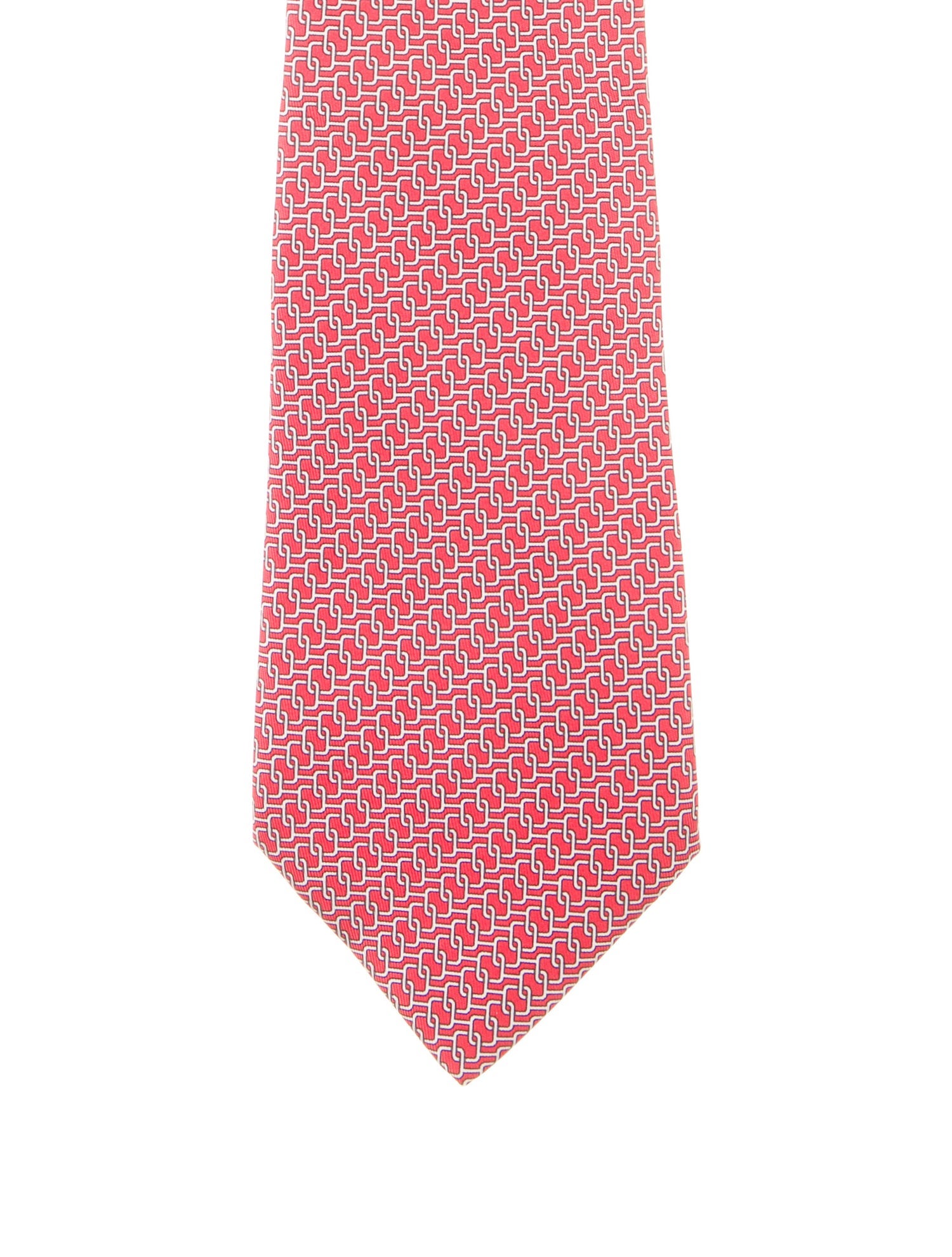 Hermès Silk Pattern Tie