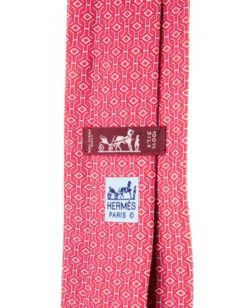 Hermès Silk Pattern Tie