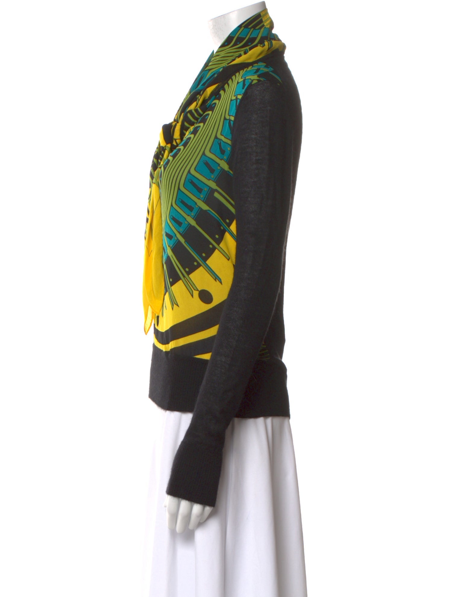 Hermès Silk Printed Sweatshirt