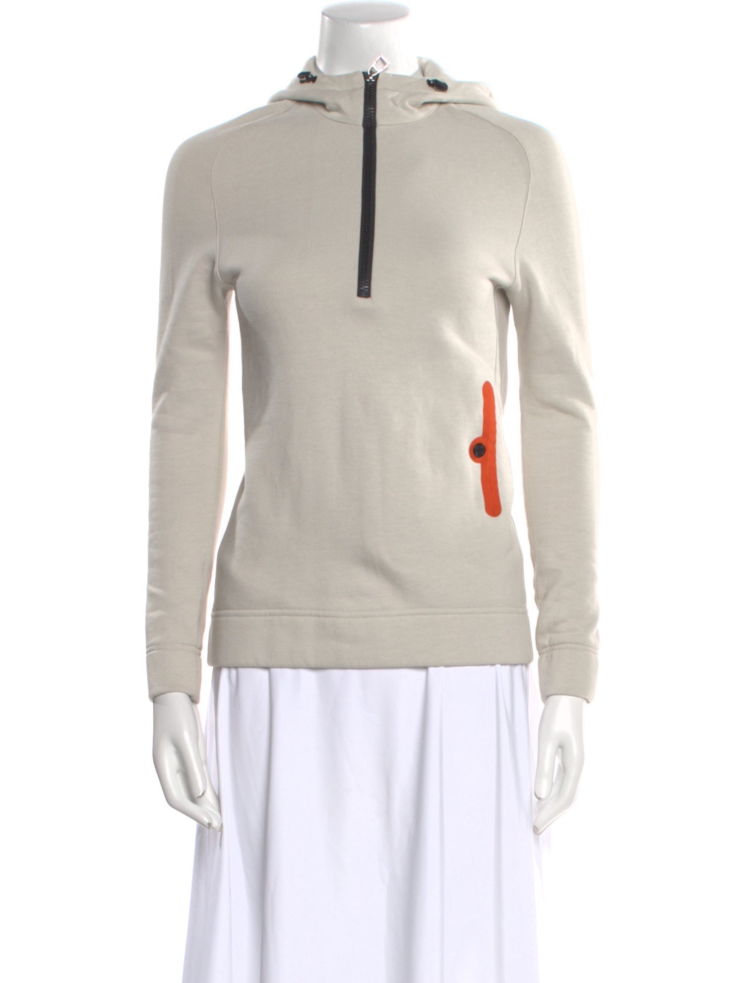 Hermès Mock Neck Long Sleeve Hoodie