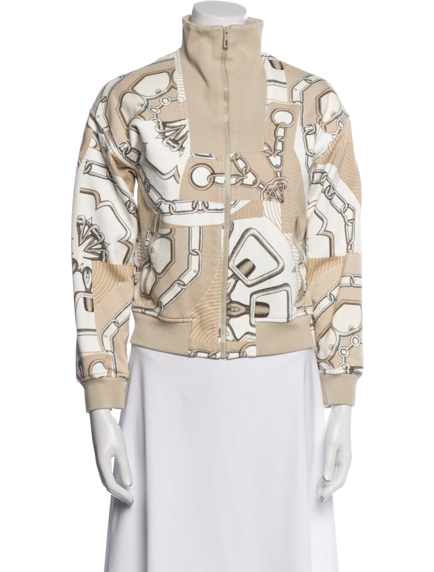 Hermès Printed Bomber Jacket