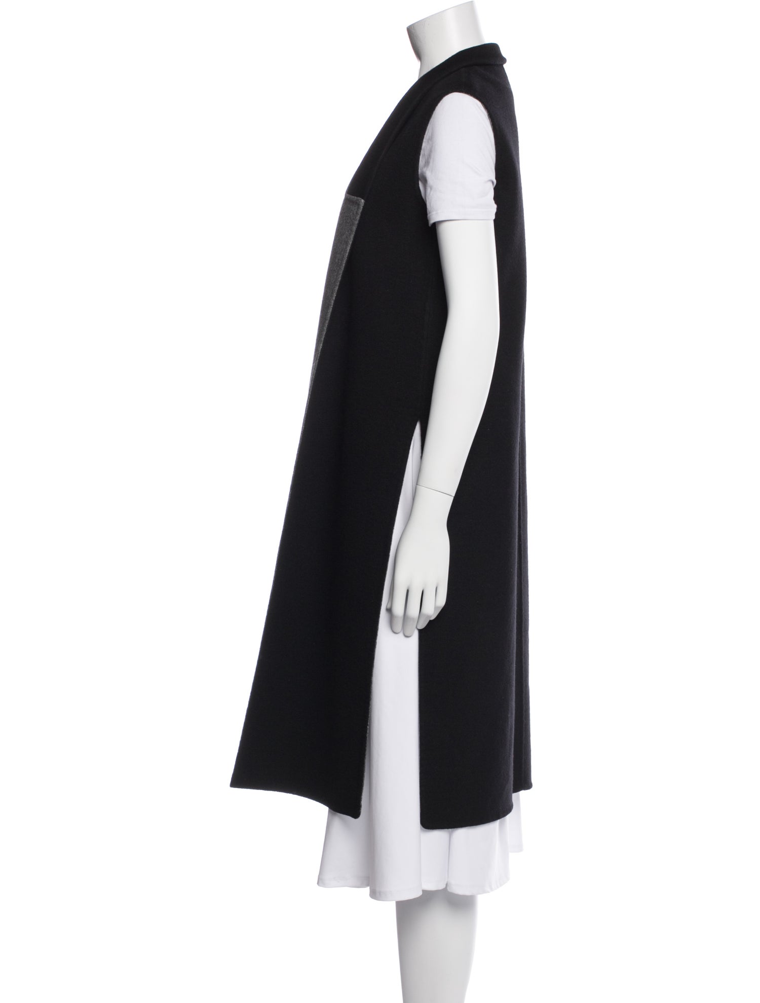 Hermès Cashmere Colorblock Pattern Vest