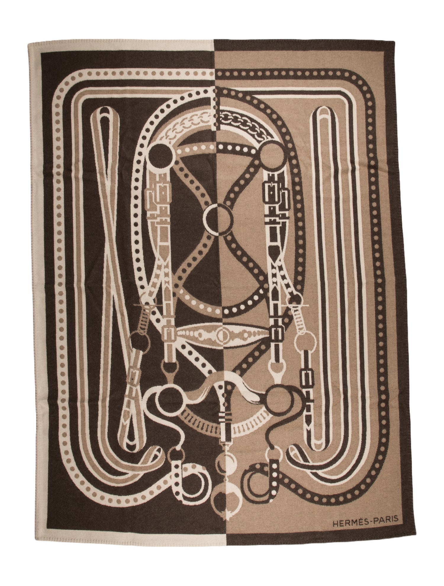 Hermès Grand Tralala Throw Blanket w/ Tags