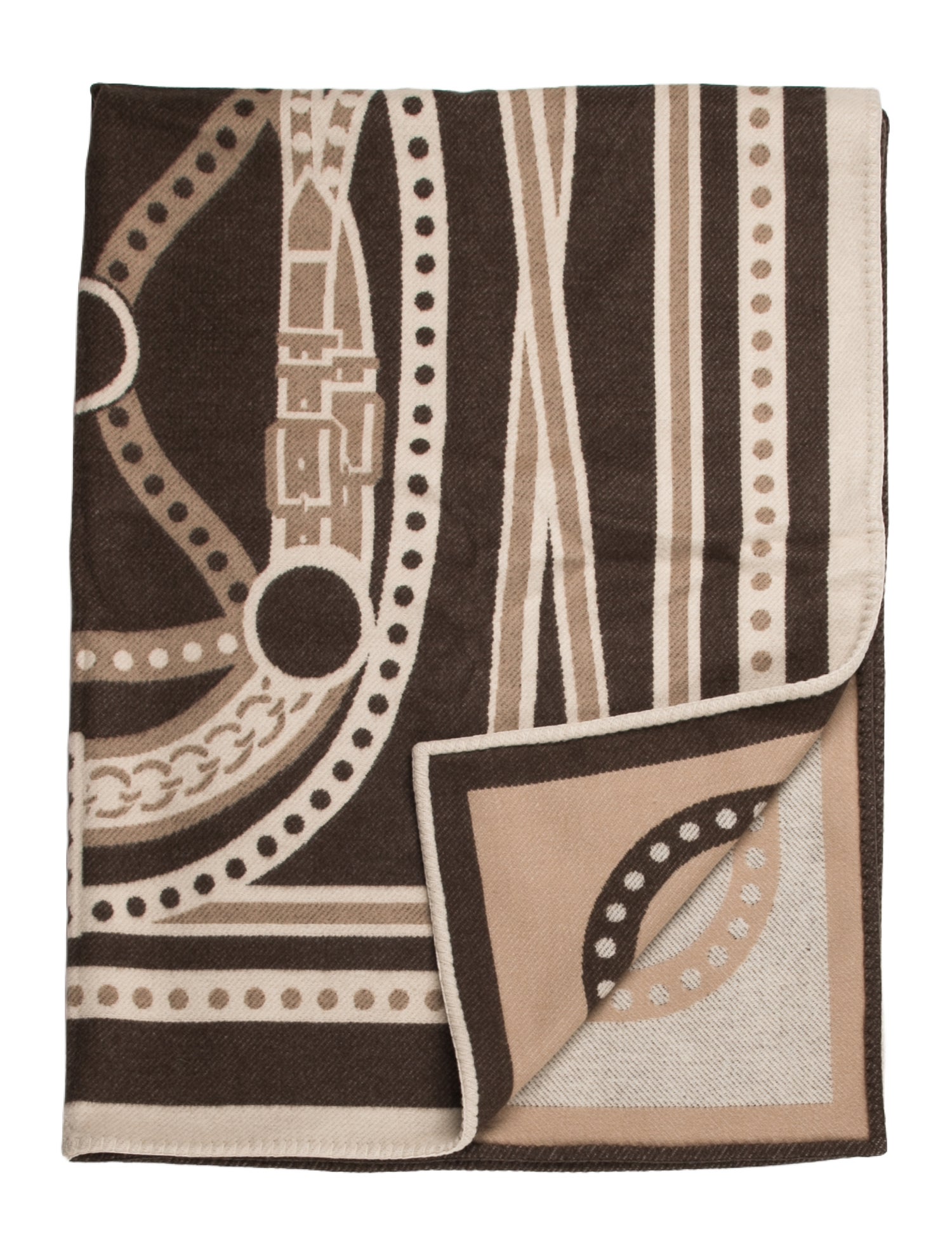 Hermès Grand Tralala Throw Blanket w/ Tags