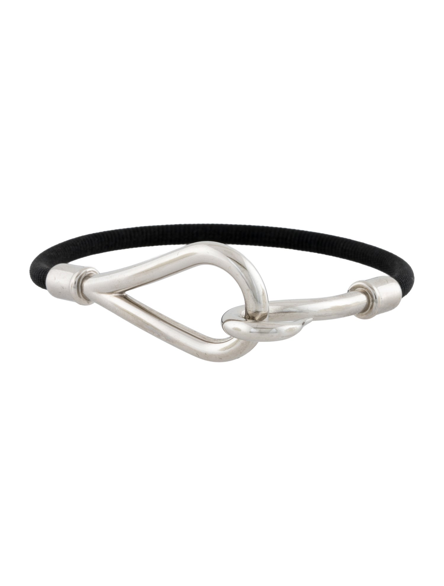 Hermès Jumbo Hook in Ottoman Lace Wrap Bracelet