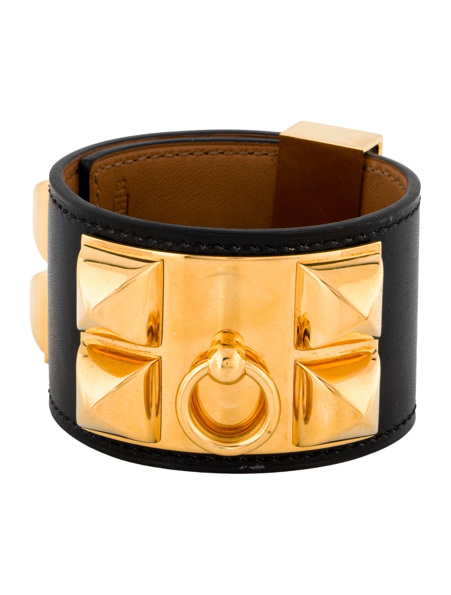 Hermès Leather Collier de Chien Wrap Bracelet