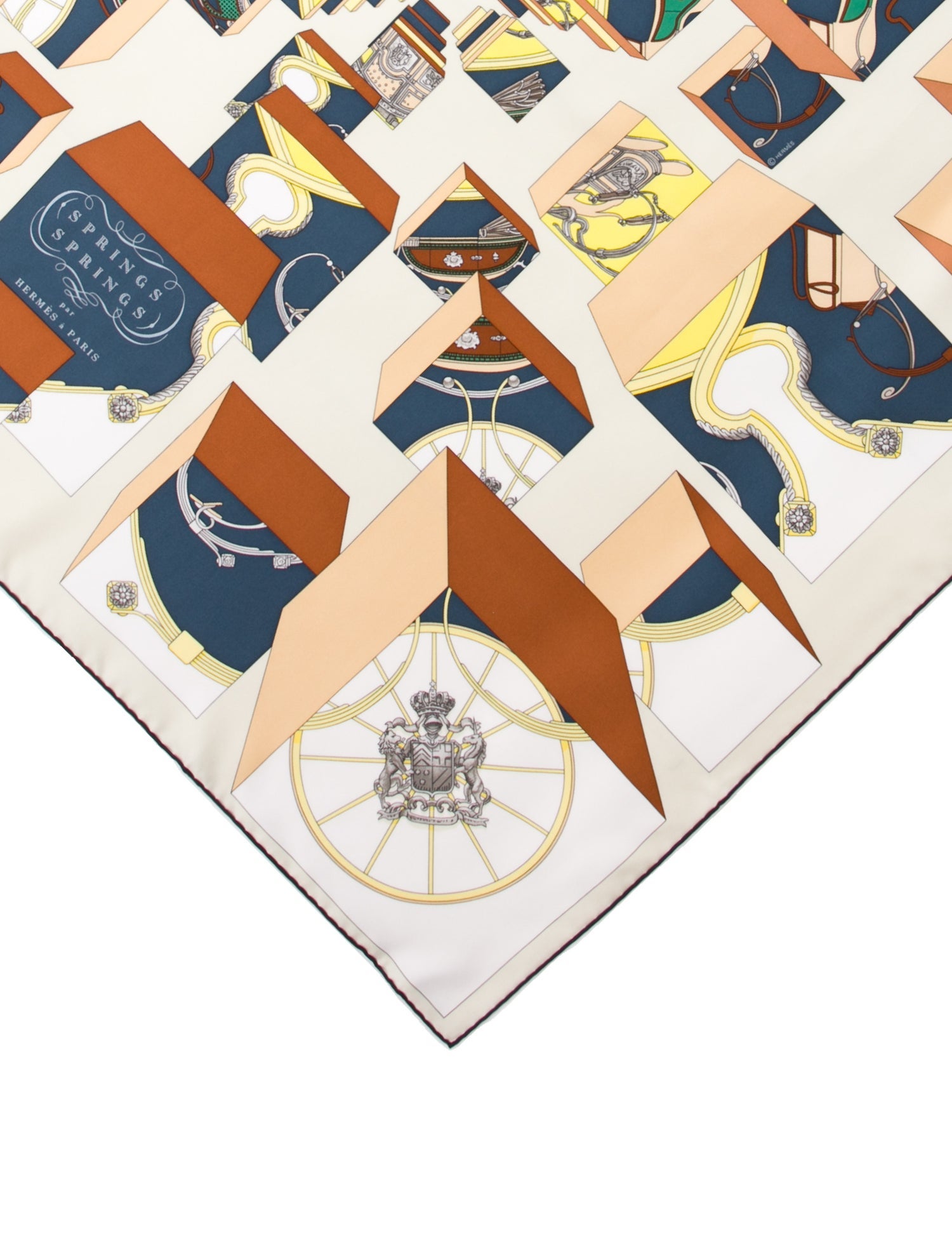 Hermès Springs Springs Silk Scarf w/ Tags