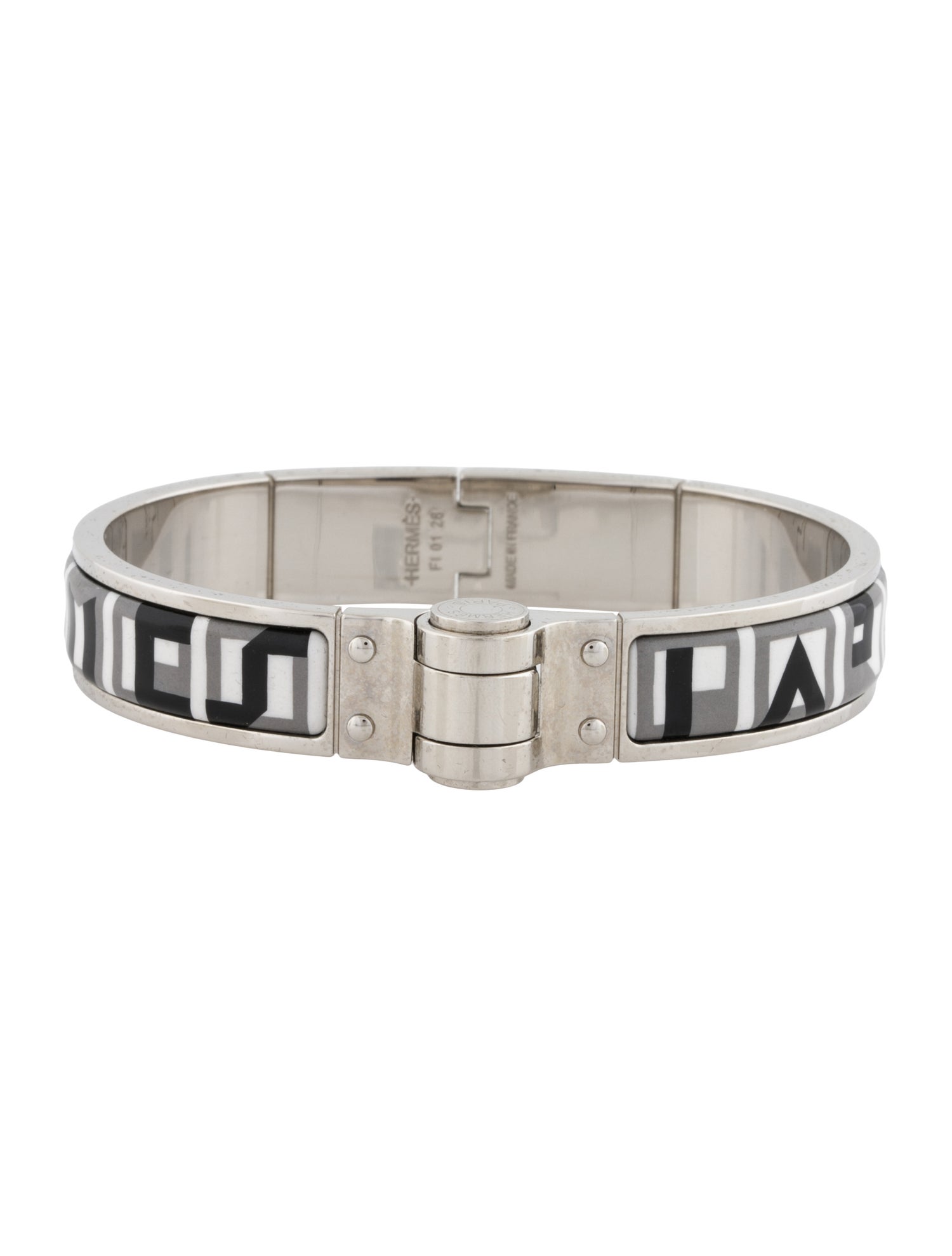 Hermès Narrow Hinged Bangle Bracelet