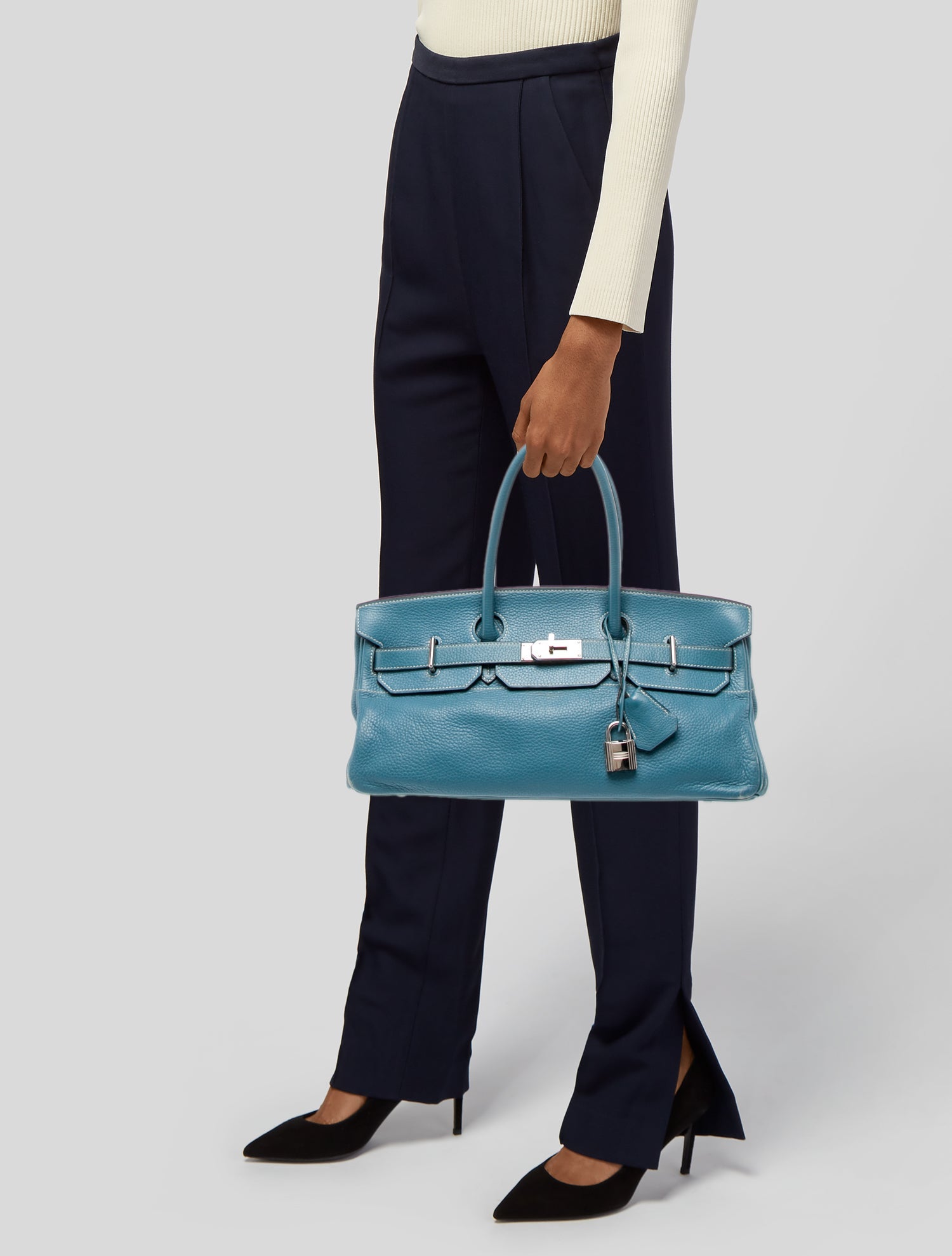 Hermès Clemence JPG Shoulder Birkin 42