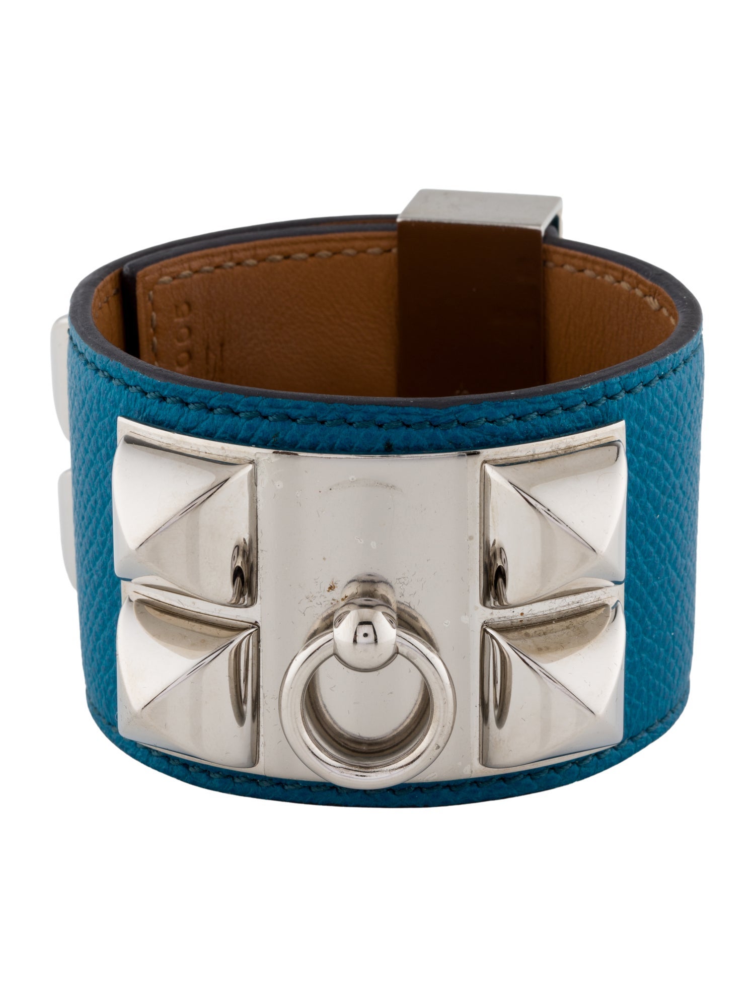 Hermès Leather Collier De Chien Wrap Bracelet