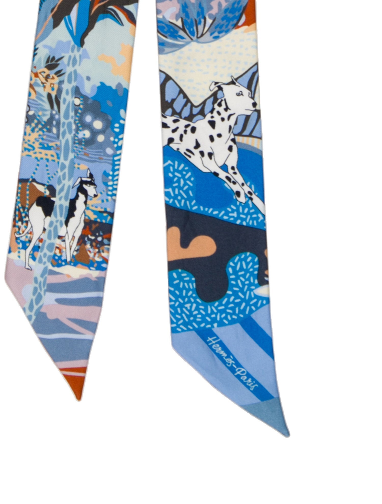 Hermès En Liberte! Silk Twilly Scarf