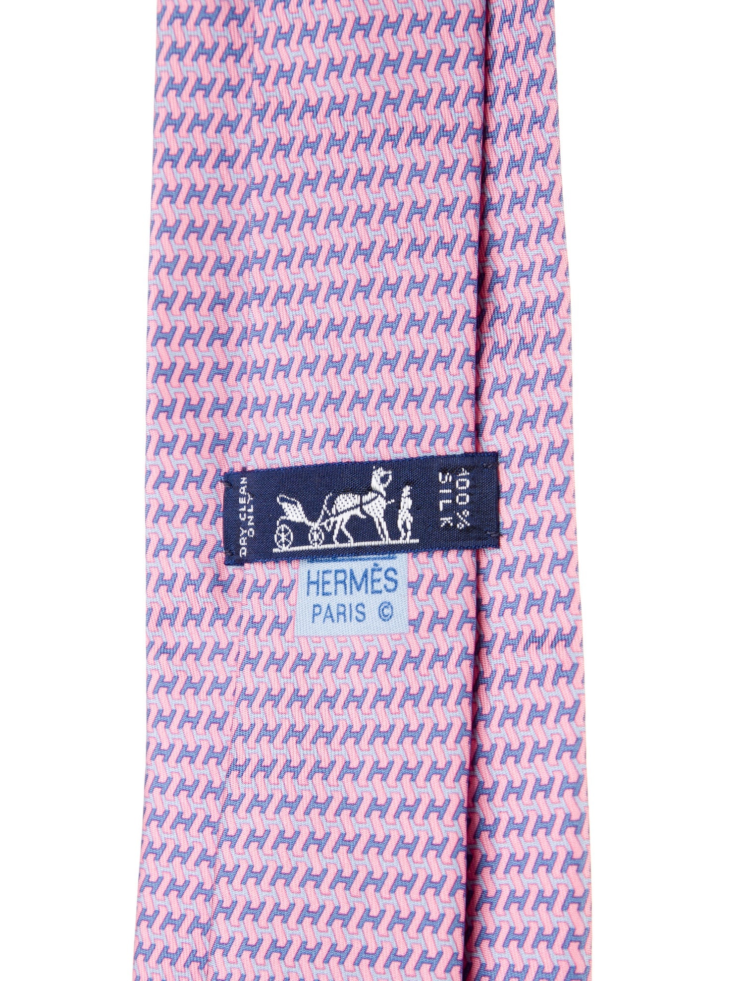 Hermès Silk Printed Tie