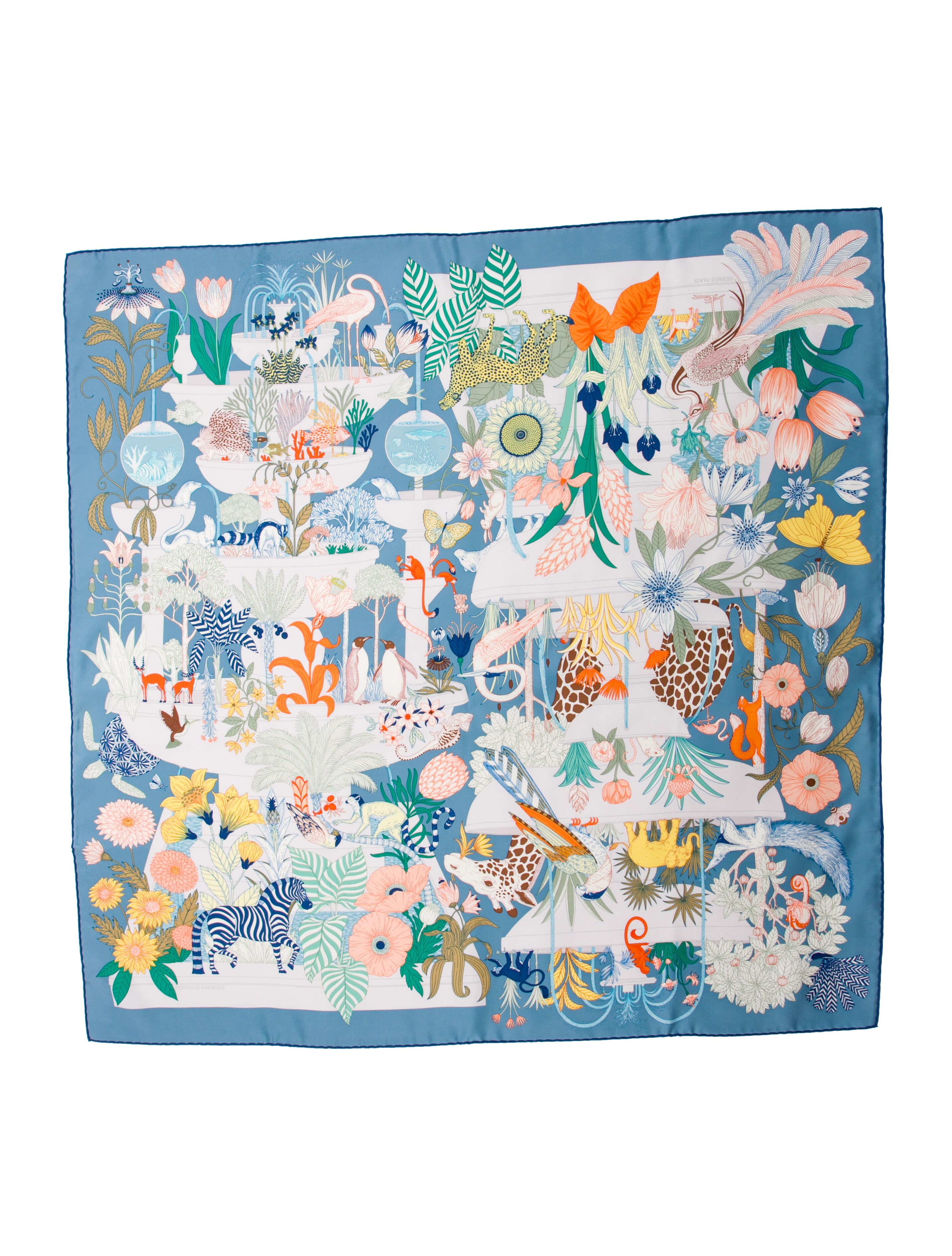 Hermès Precious Paradise Silk Scarf w/ Tags