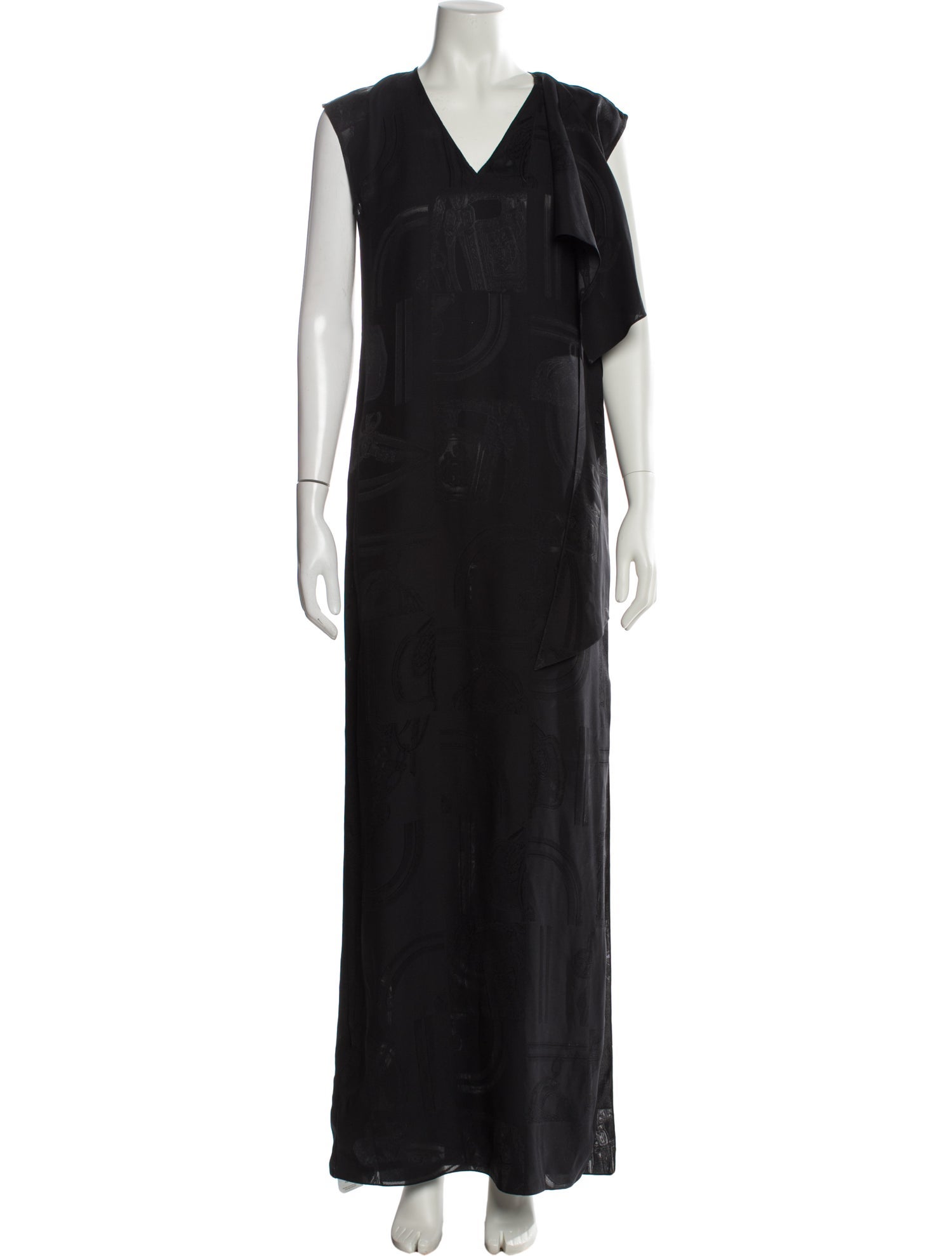 Hermès Silk Long Dress