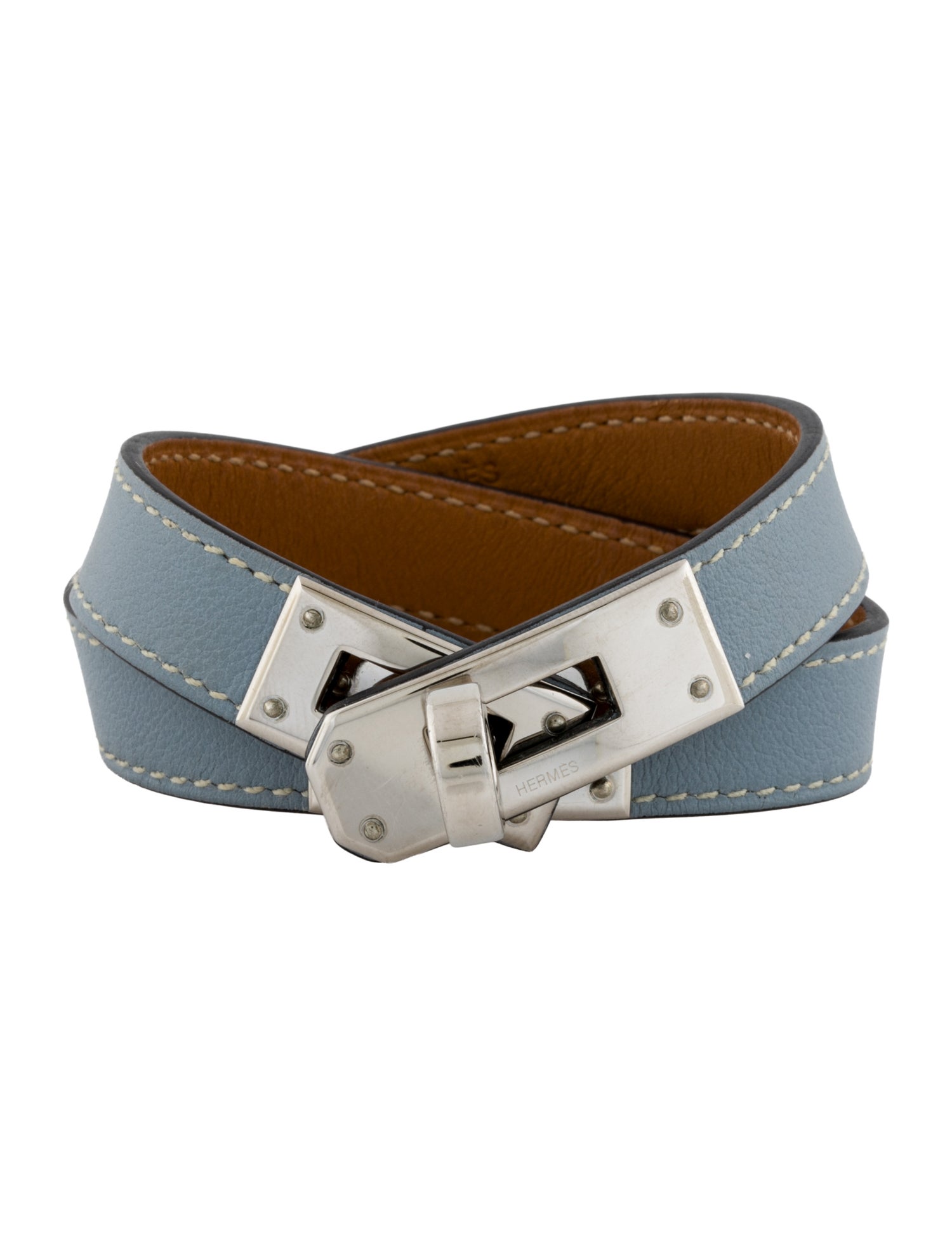 Hermès Leather Kelly Double Tour Wrap Bracelet