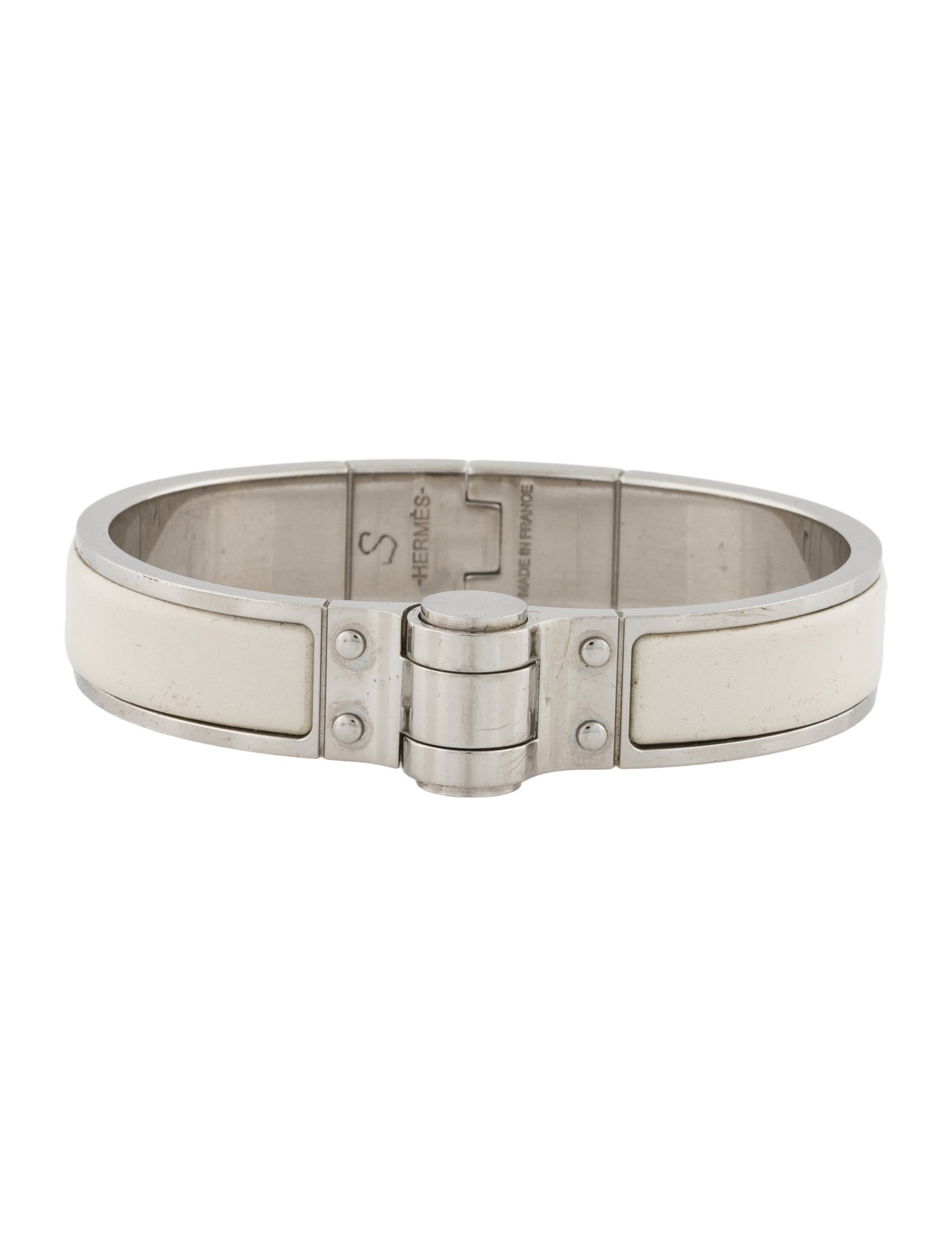 Hermès Narrow Hinged Bangle Bracelet
