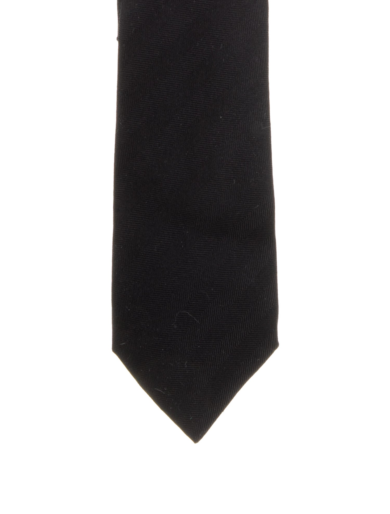 Hermès Solid Silk Tie