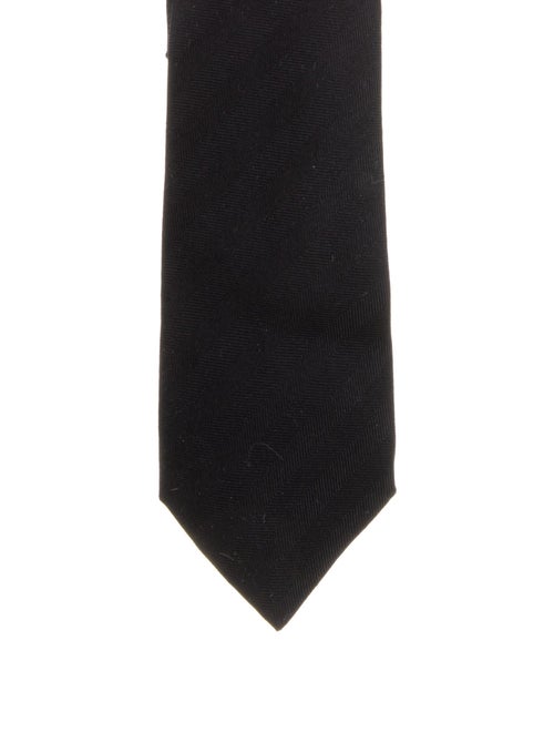 Hermès Solid Silk Tie