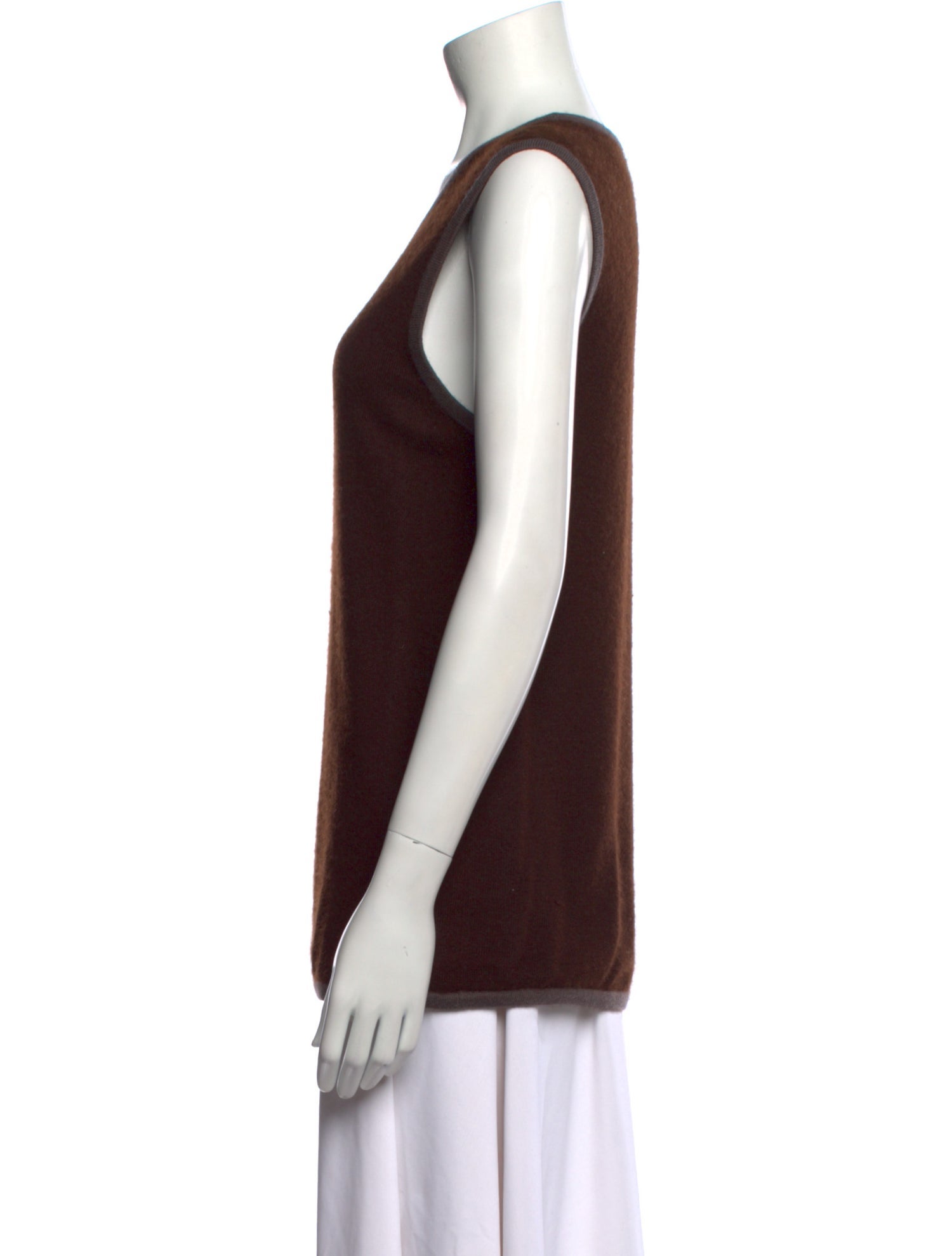 Hermès Cashmere Scoop Neck Top