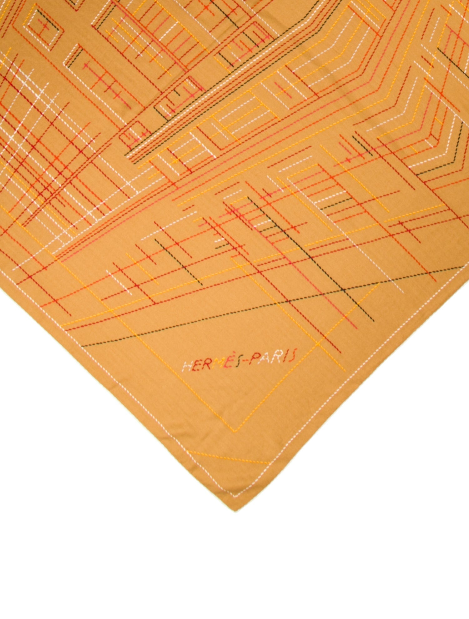 Hermès Pique Sellier Cashmere Shawl