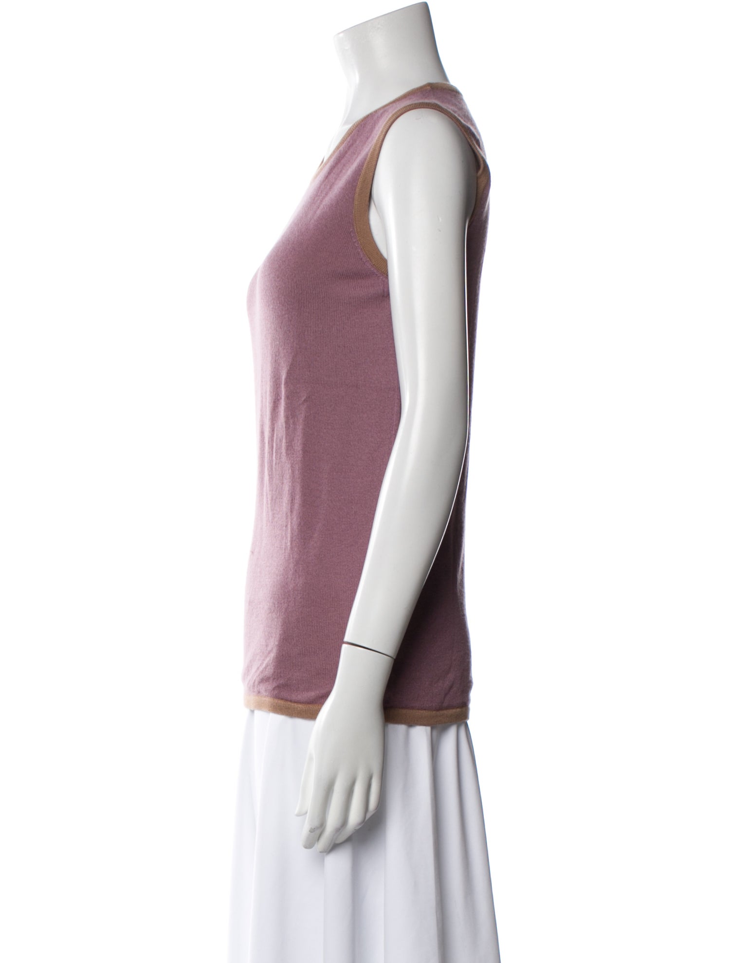 Hermès Cashmere Scoop Neck Top