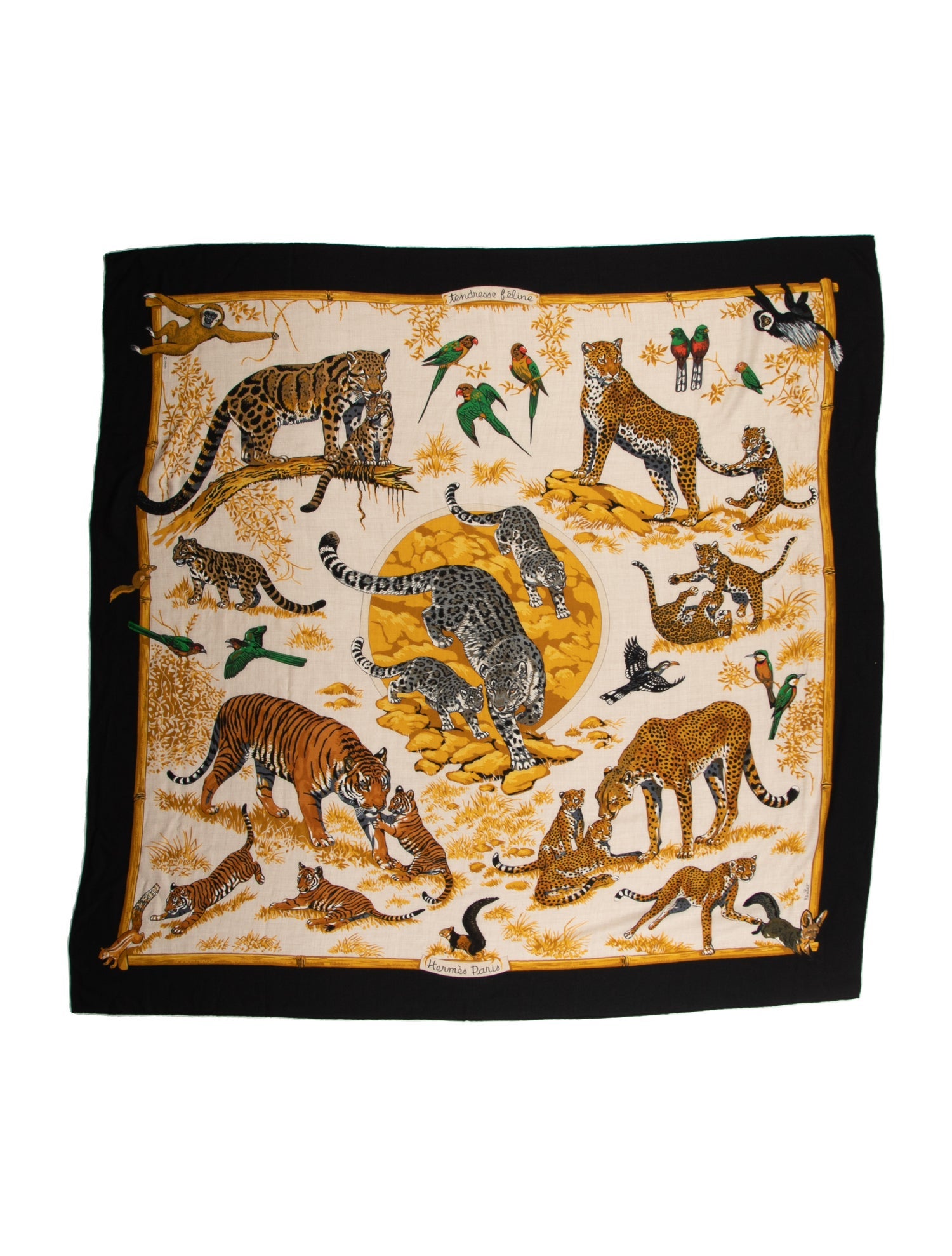 Hermès Tendresse Féline Cashmere Shawl