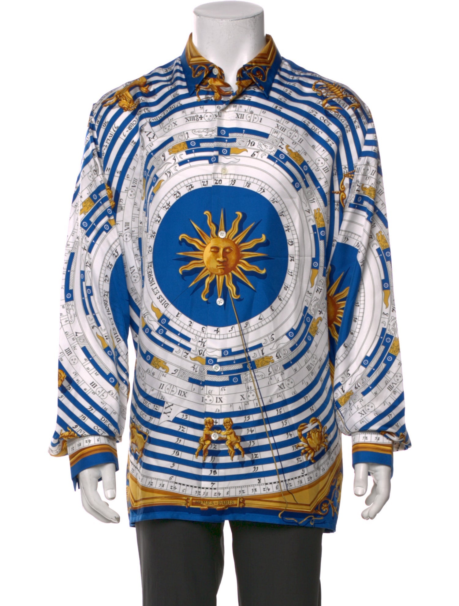 Hermès Silk Printed Shirt