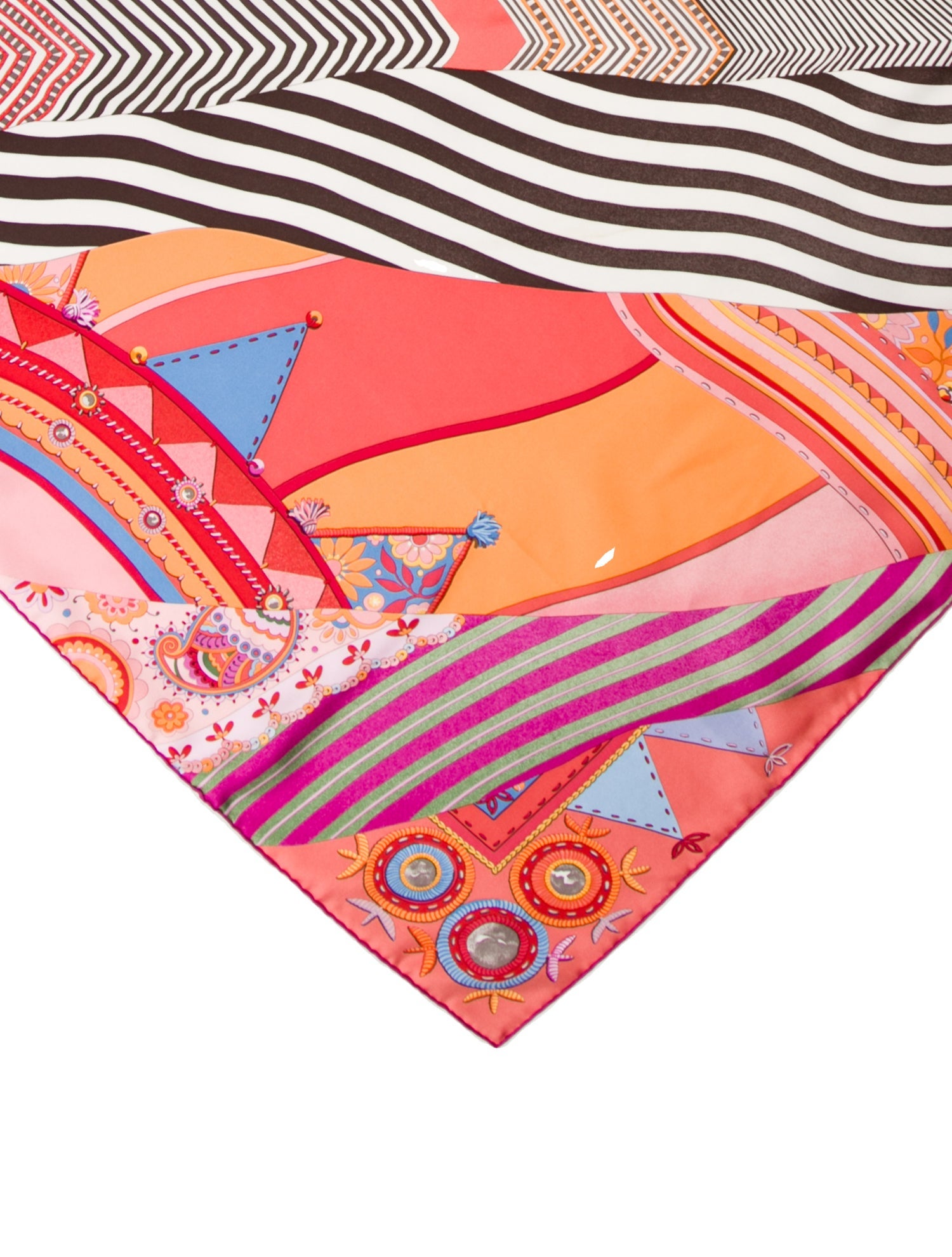 Hermès Coupons Indiens Silk Scarf