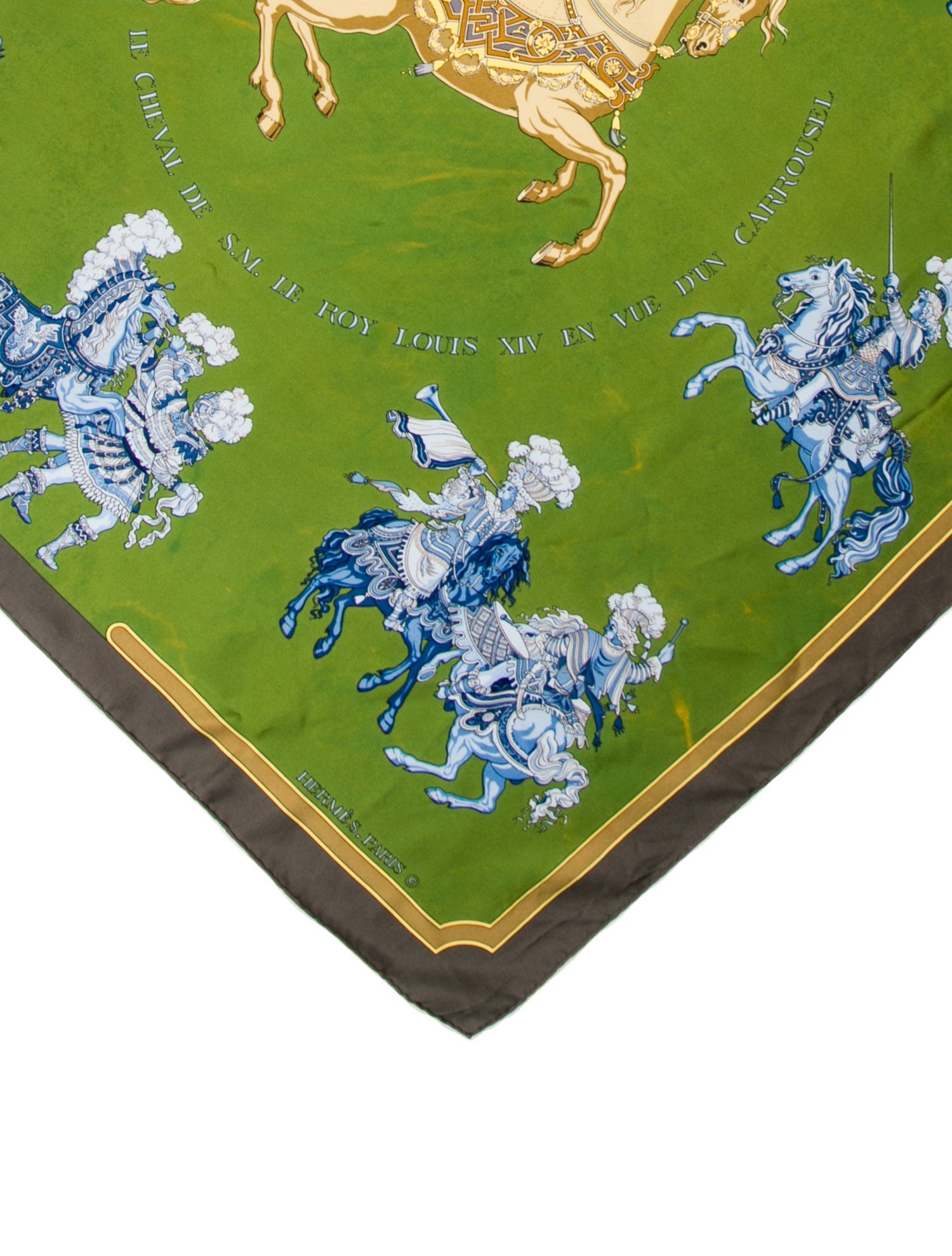 Hermès Carrousel Silk Scarf