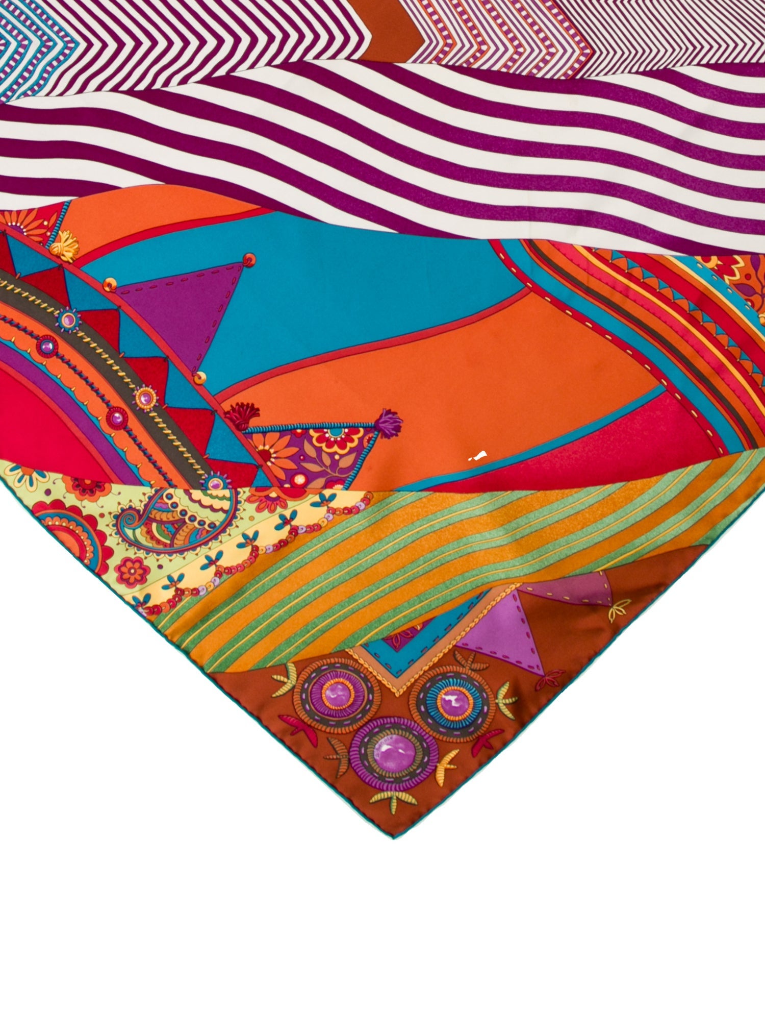 Hermès Coupons Indiens Silk Scarf