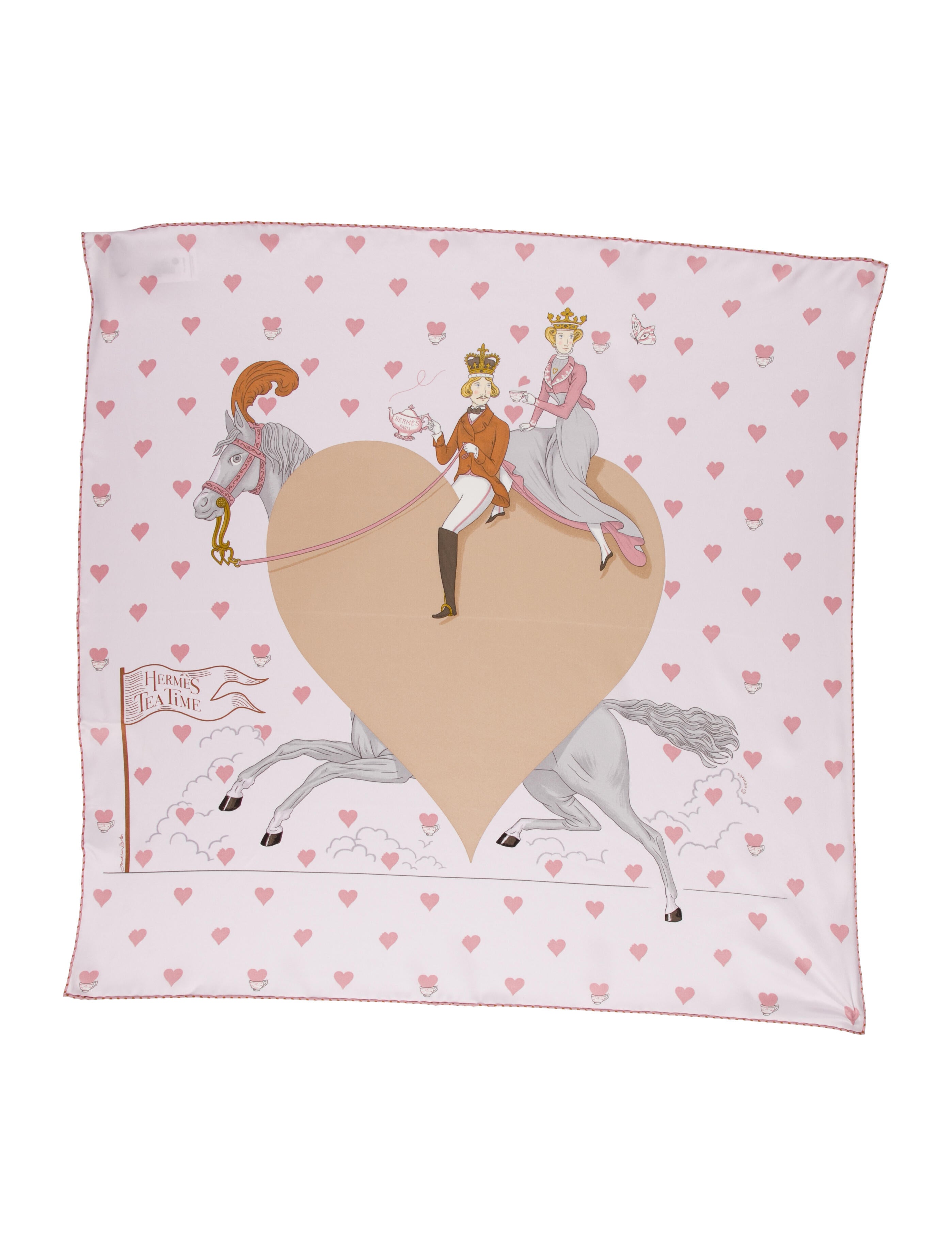 Hermès Tea Time Silk Scarf