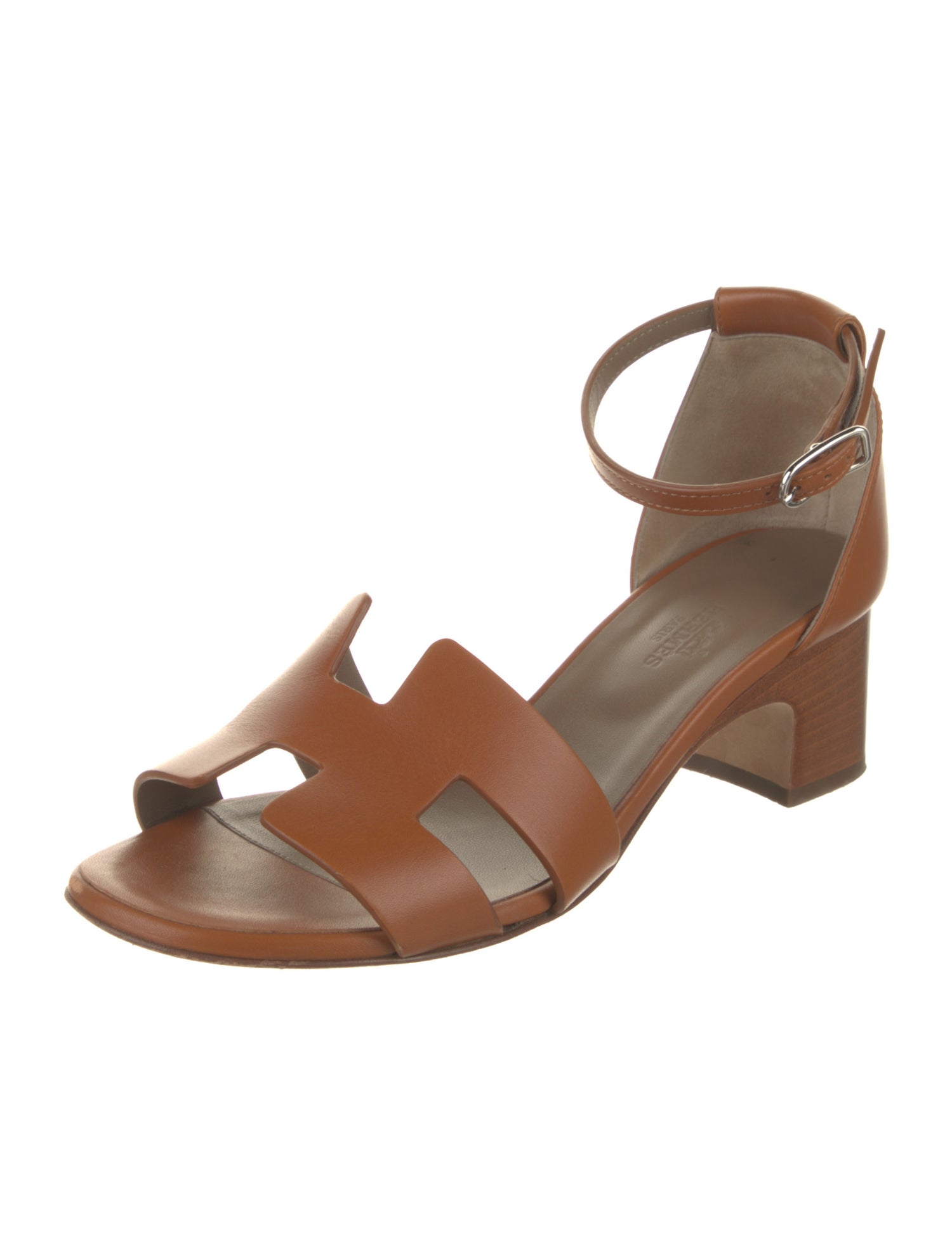 Hermès Encens 50 H Logo Sandals