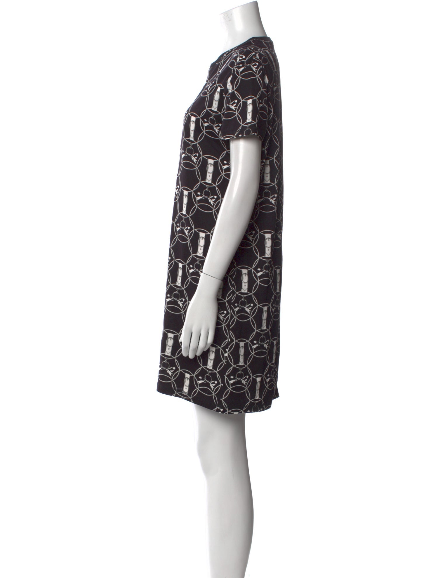 Hermès Printed Mini Dress