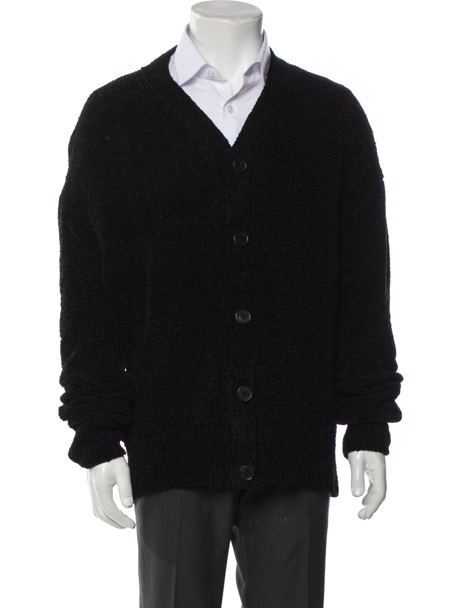 Hermès Silk V-Neck Cardigan