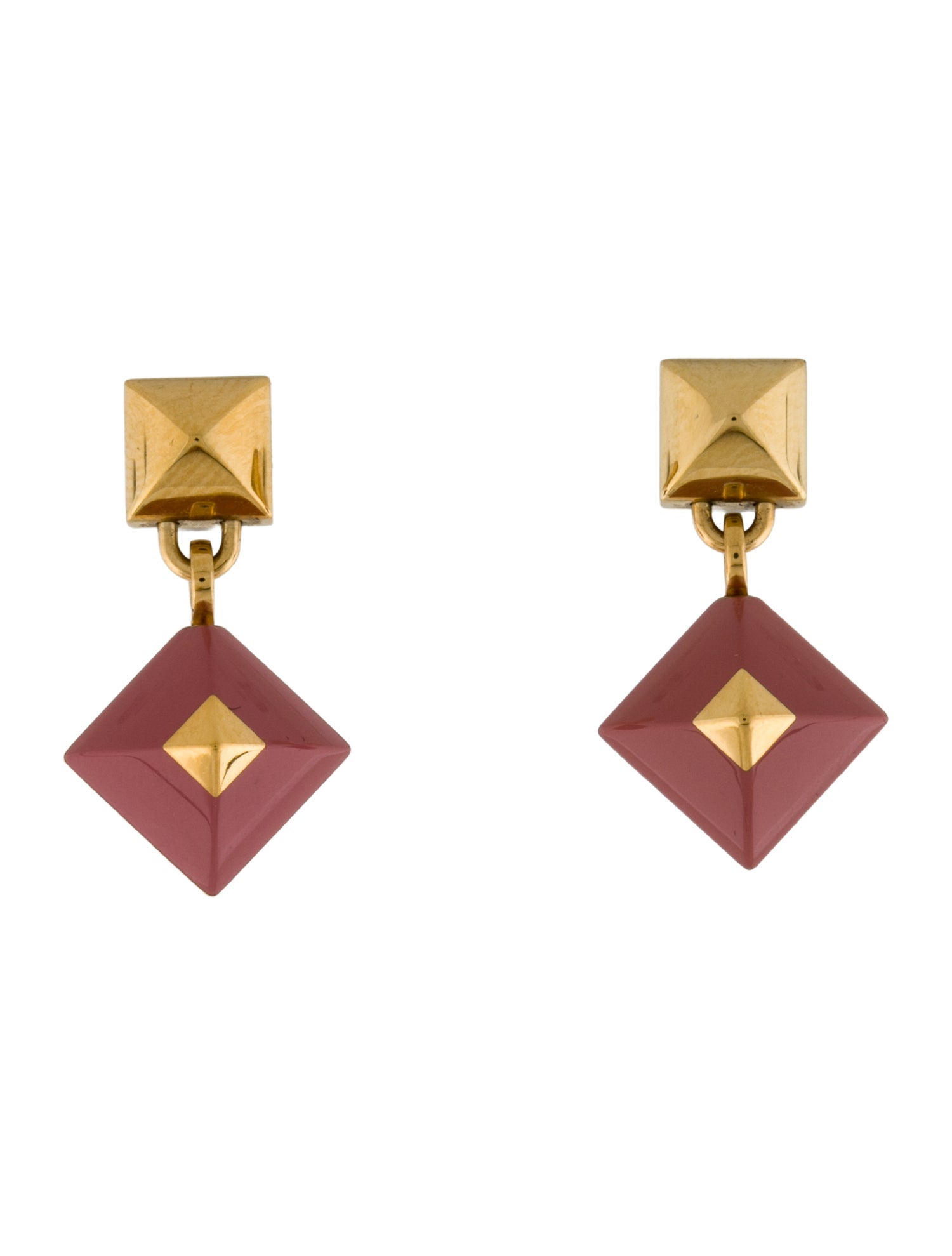 Hermès Boucles d'oreilles Médor Folk Drop Earrings