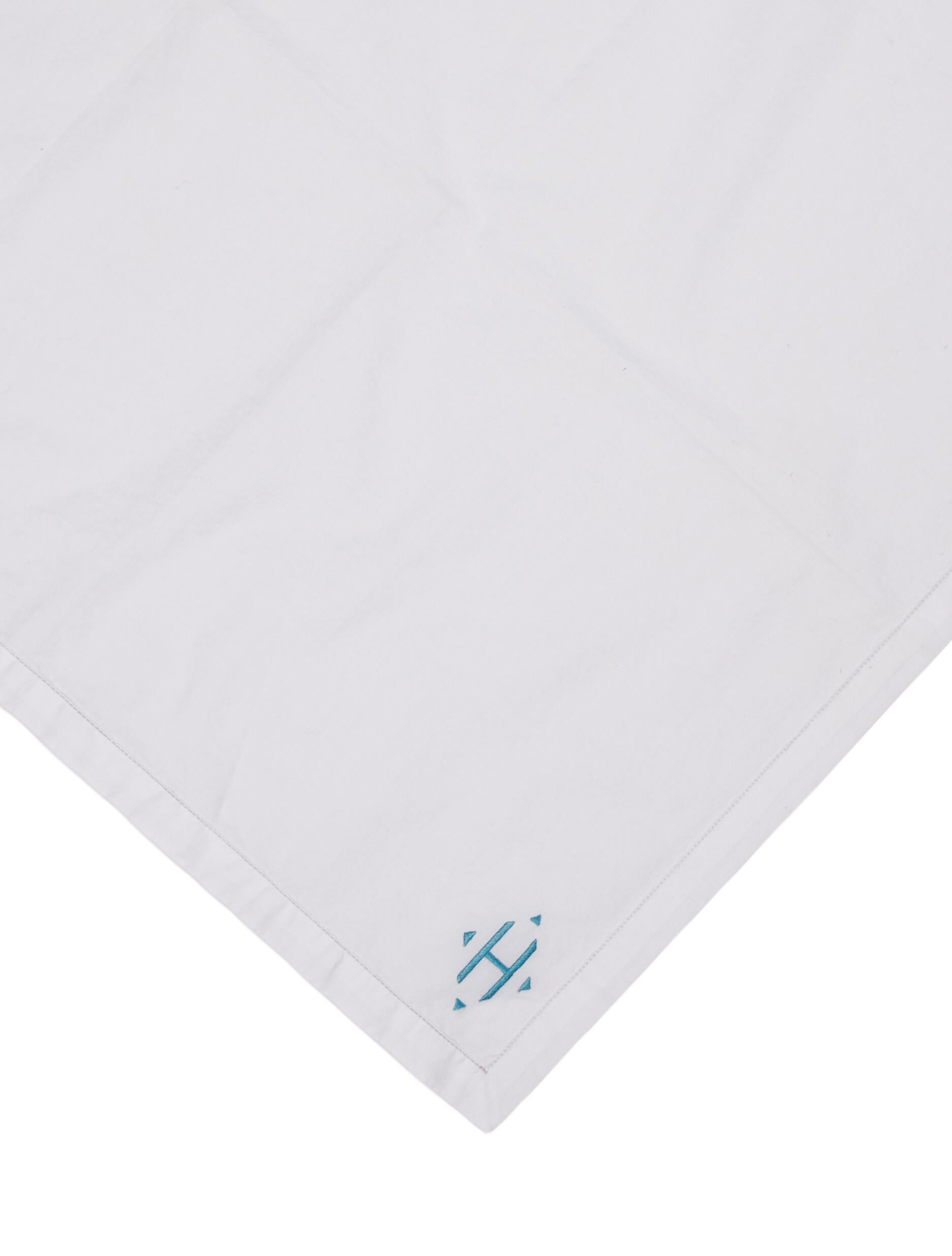 Hermès H Embroidered Handkerchief