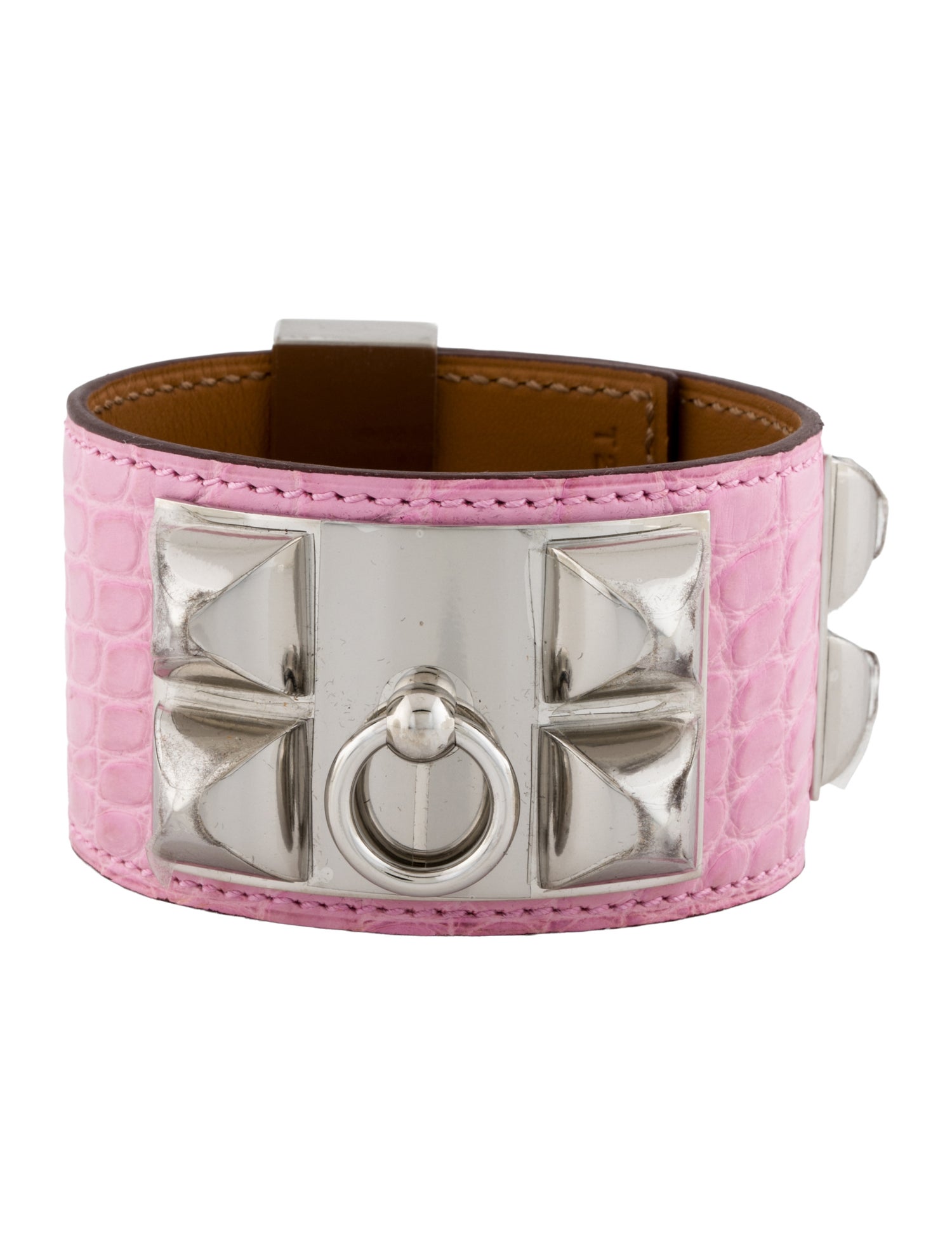 Hermès Alligator Collier de Chien Wrap Bracelet