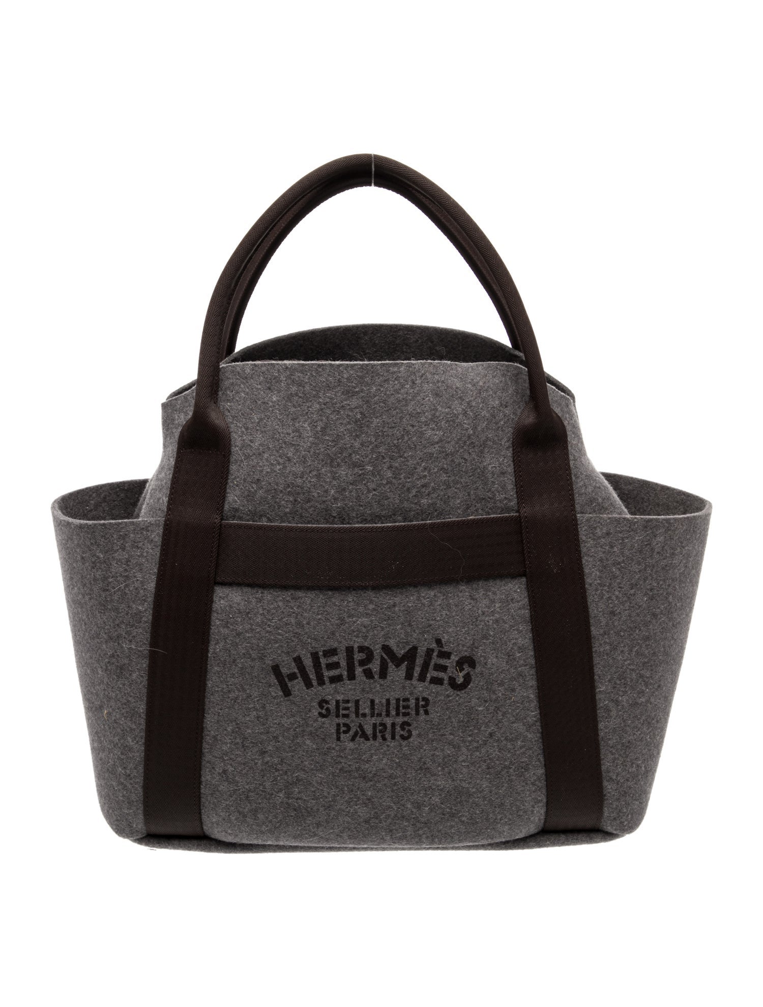 Hermès Felt Sac de Pansage Grooming Bag