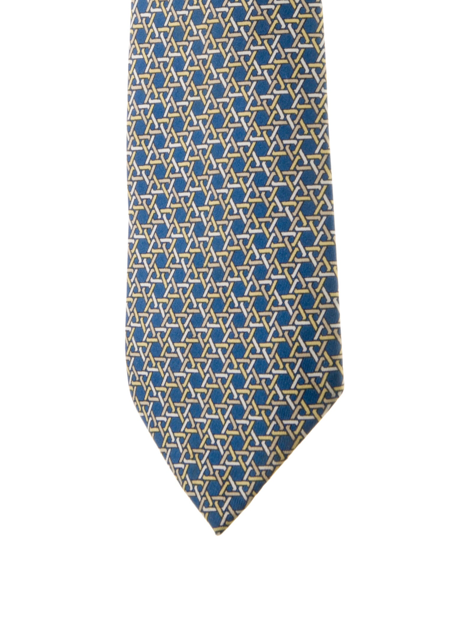 Hermès Silk Patterned Tie