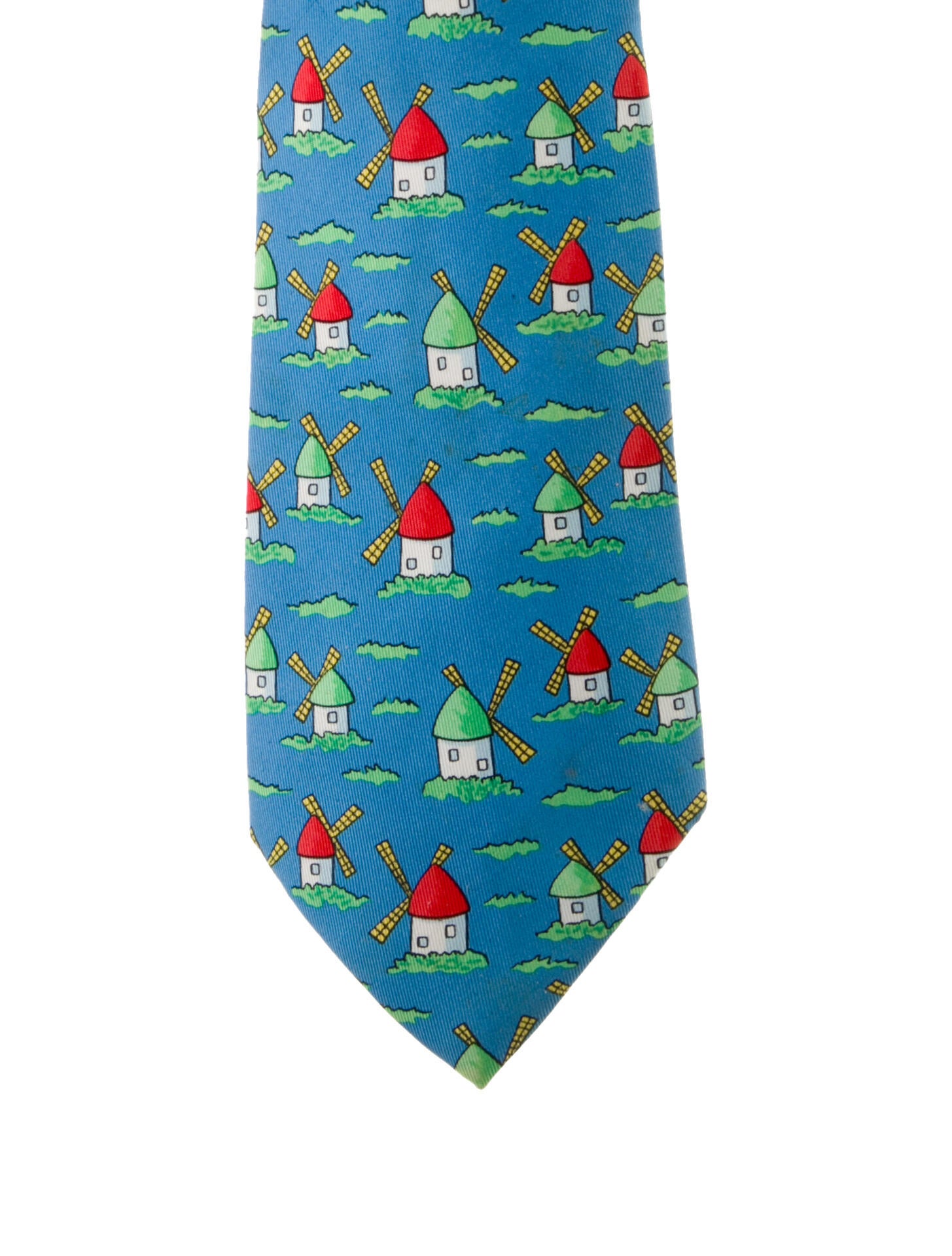 Hermès Silk Pattern Tie