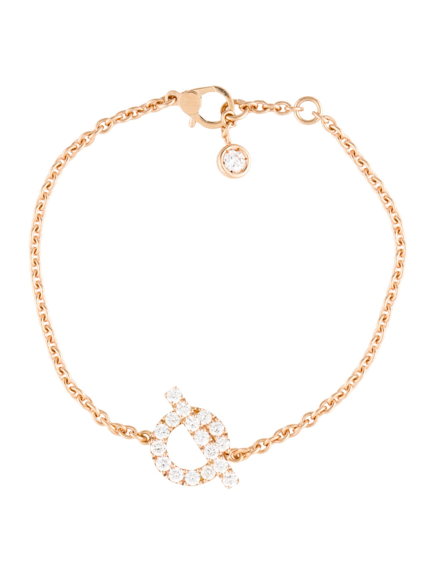 Hermès 18K Diamond Finesse Bracelet