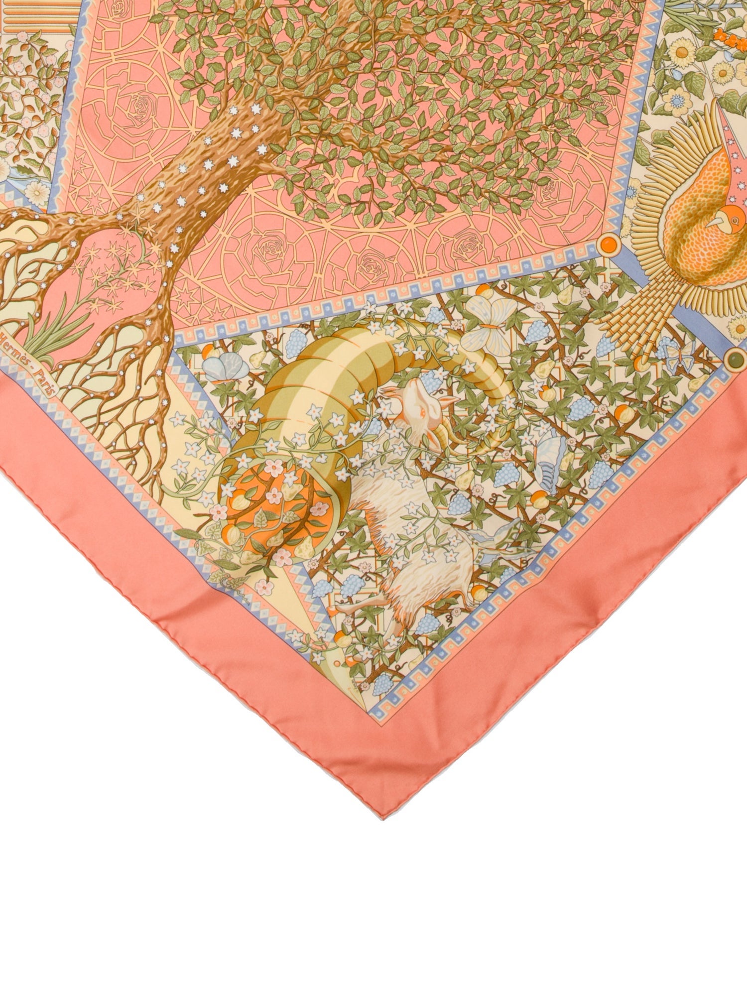 Hermès Axis Mundi Silk Scarf