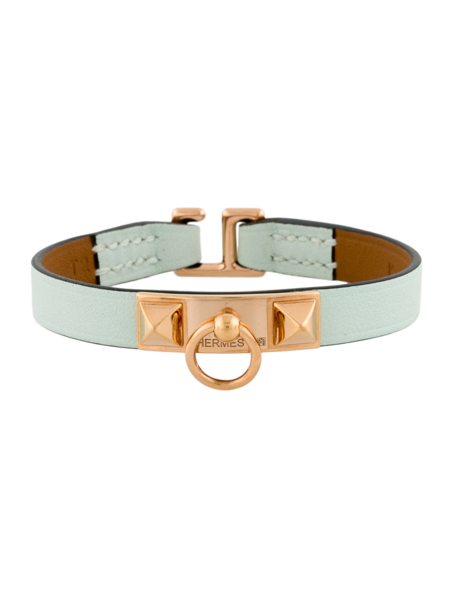 Hermès Leather Rivale Mini Leather Bracelet