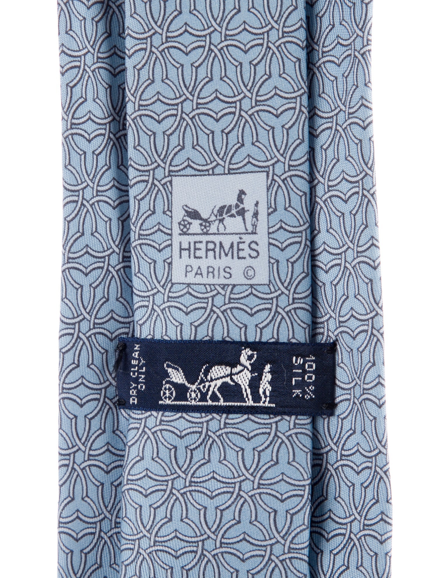 Hermès Silk Printed Tie