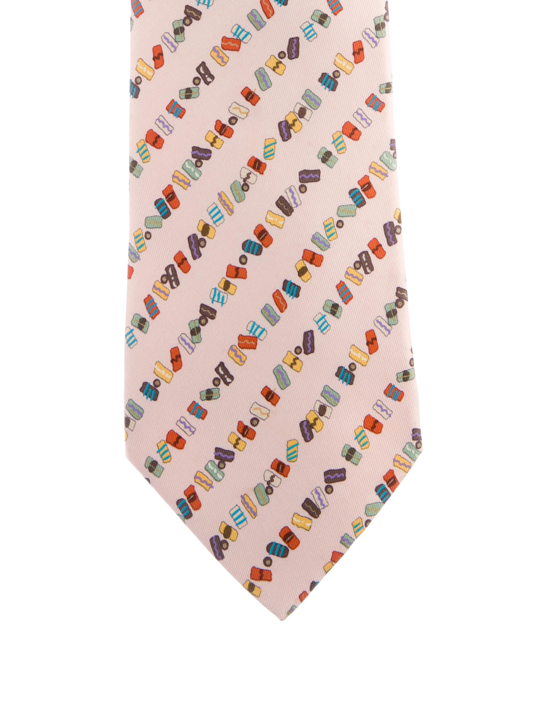 Hermès Silk Printed Tie