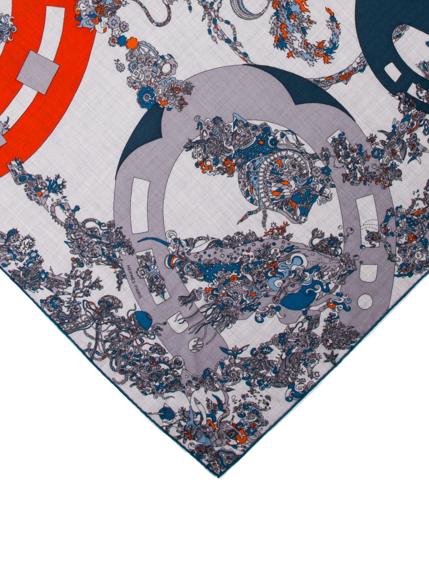 Hermès Quatre Chevaux Silk Scarf