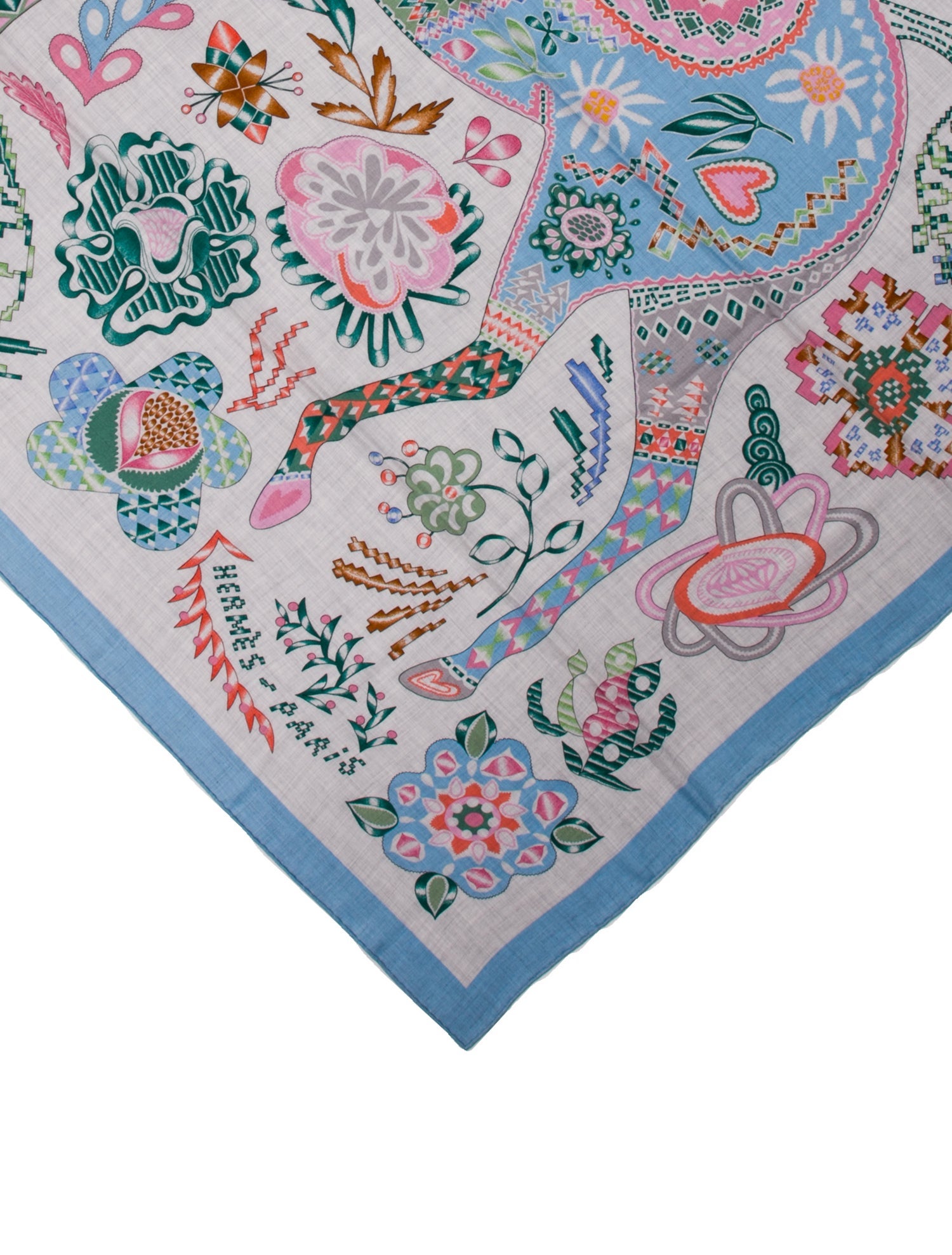 Hermès En Attendant Ulysse Cashmere Shawl w/ Tags