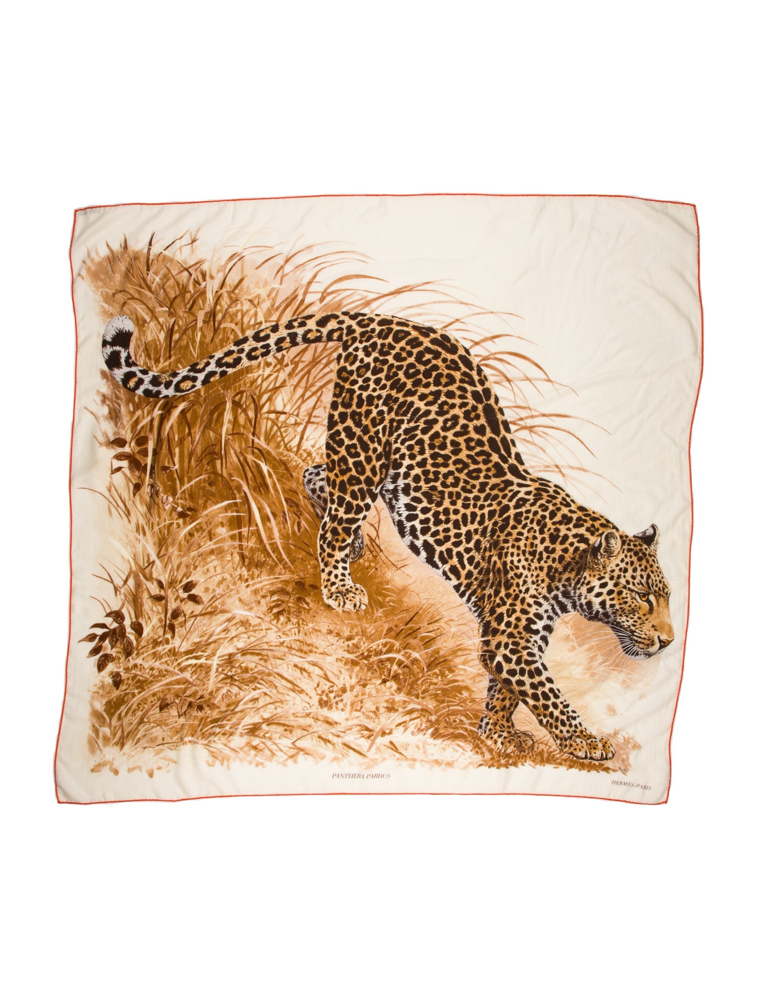 Hermès Panthera Pardus Cashmere Shawl