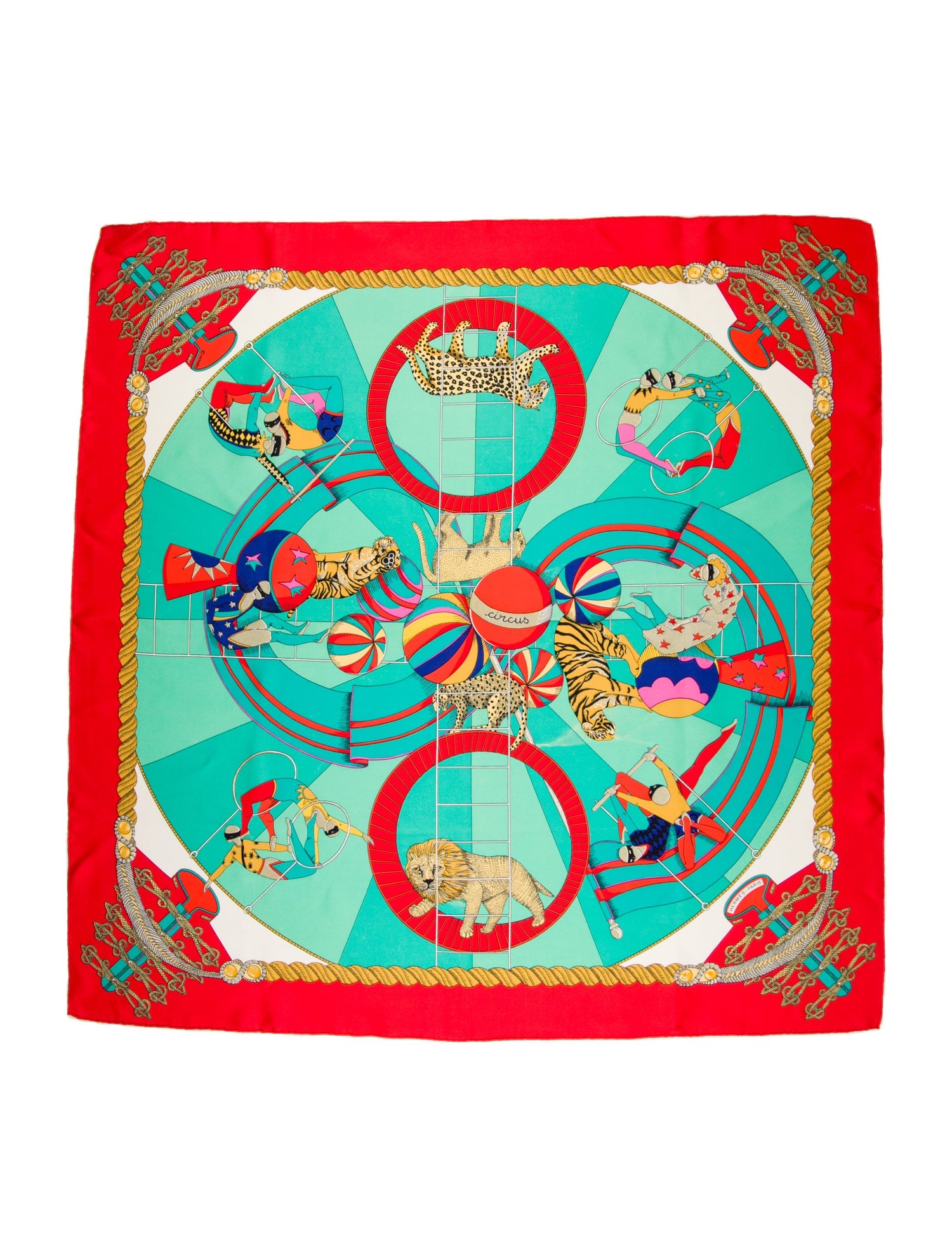 Hermès Circus Silk Scarf